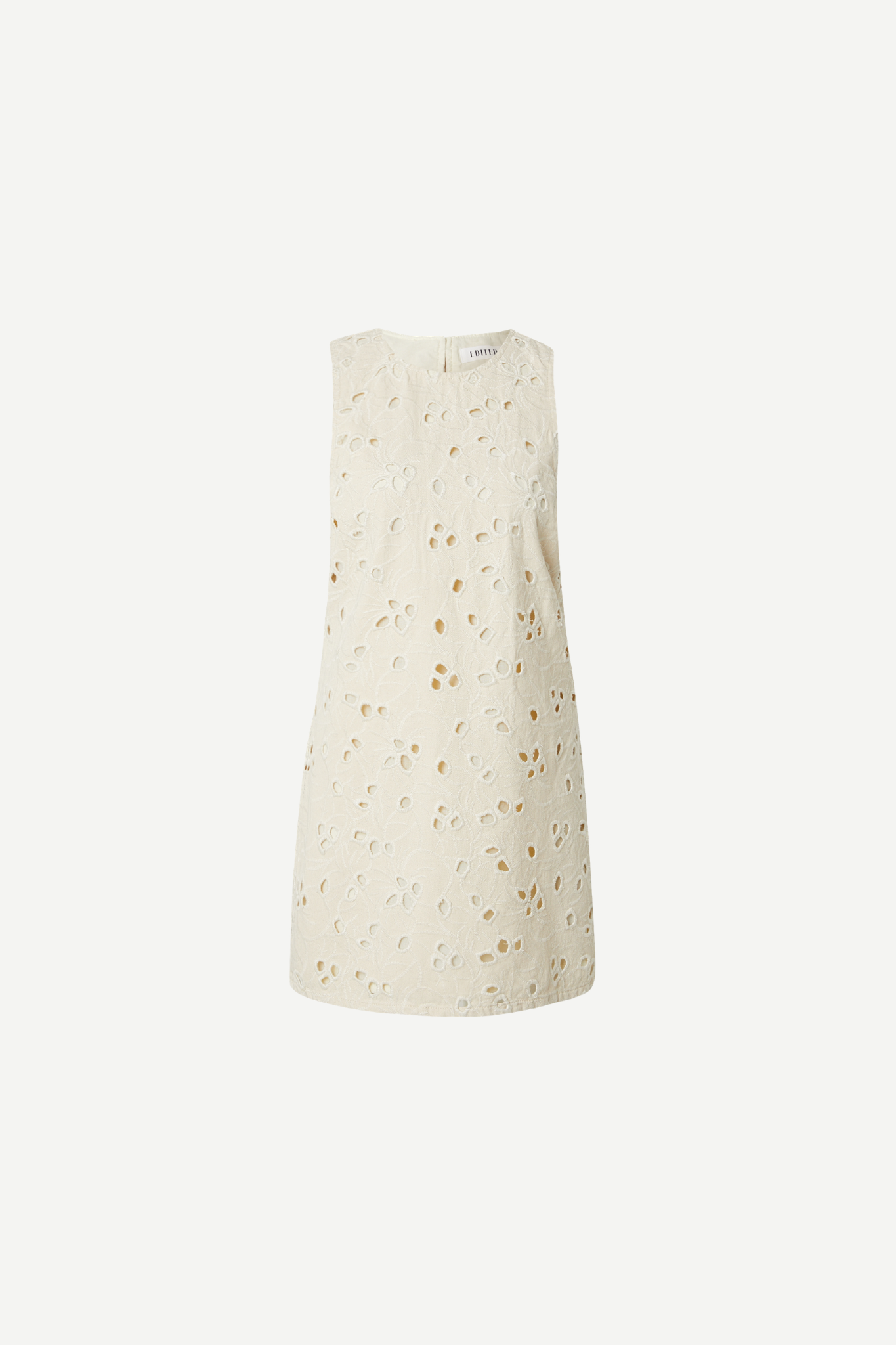 NICKY DENIM DRESS - NATURAL BEIGE