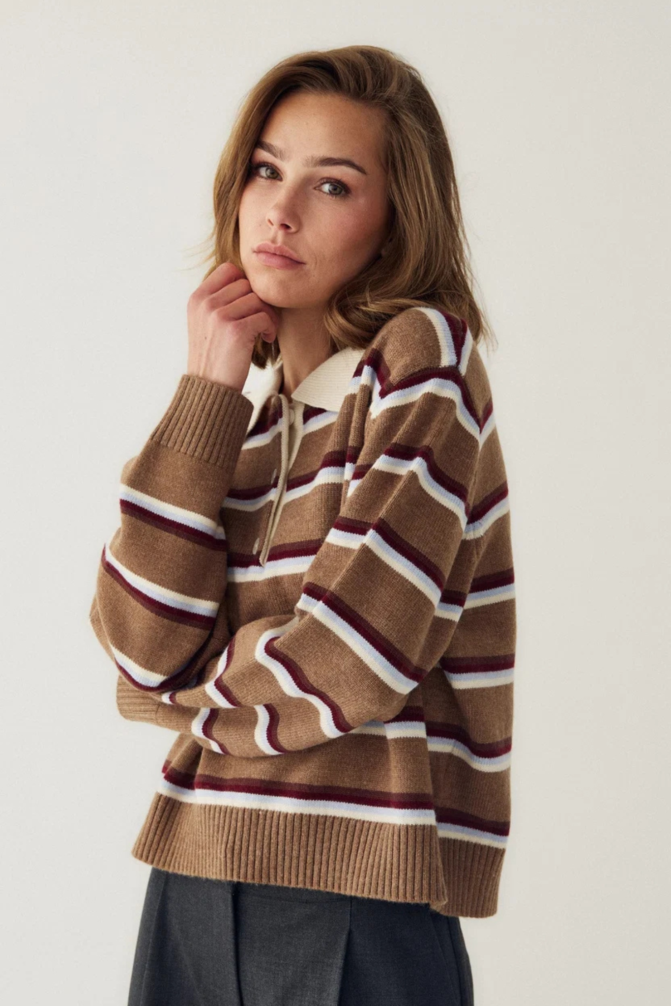 MERRYLL KNIT - DELISSA MULTI STRIPE