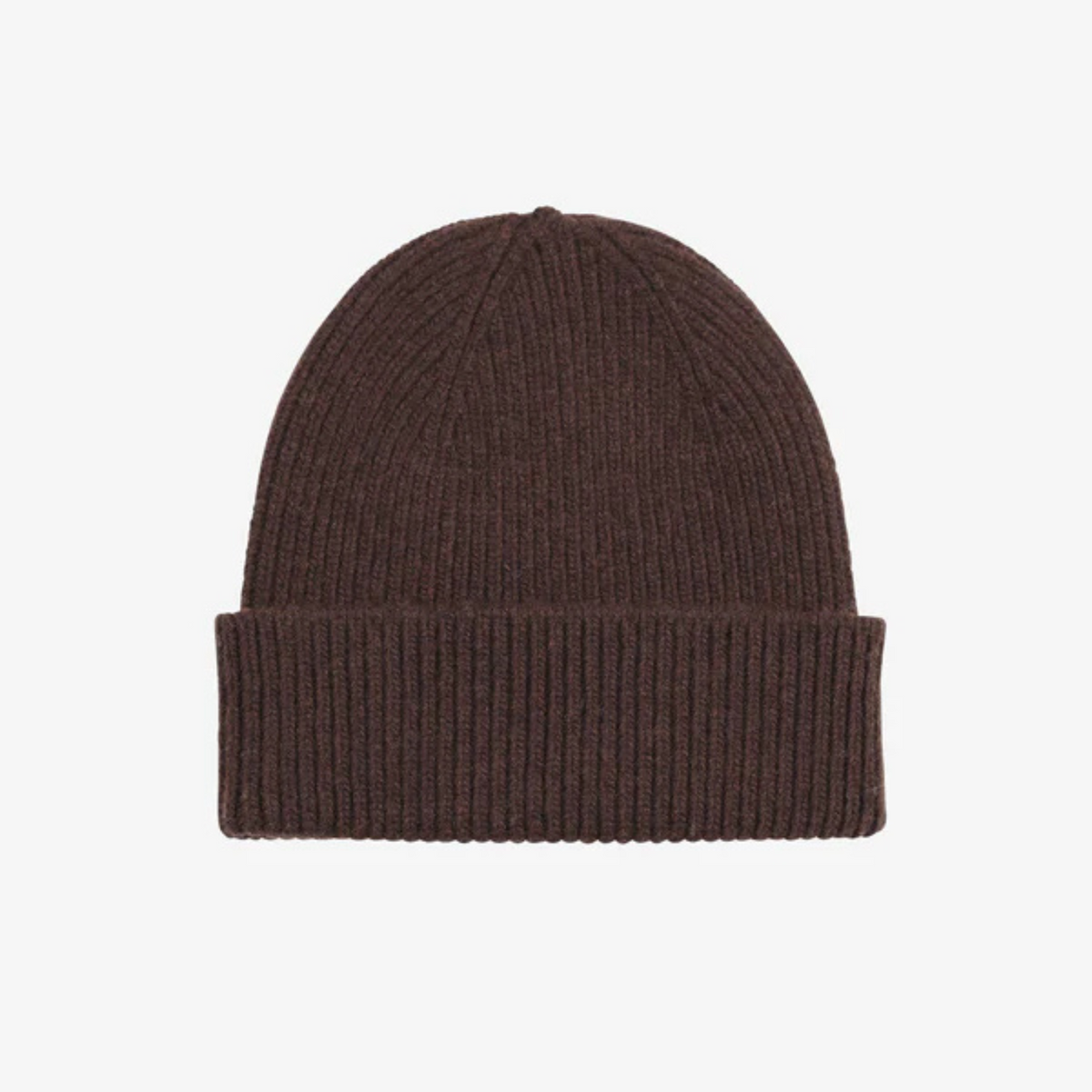 MERINO WOOL BEANIE - COFFEE BROWN