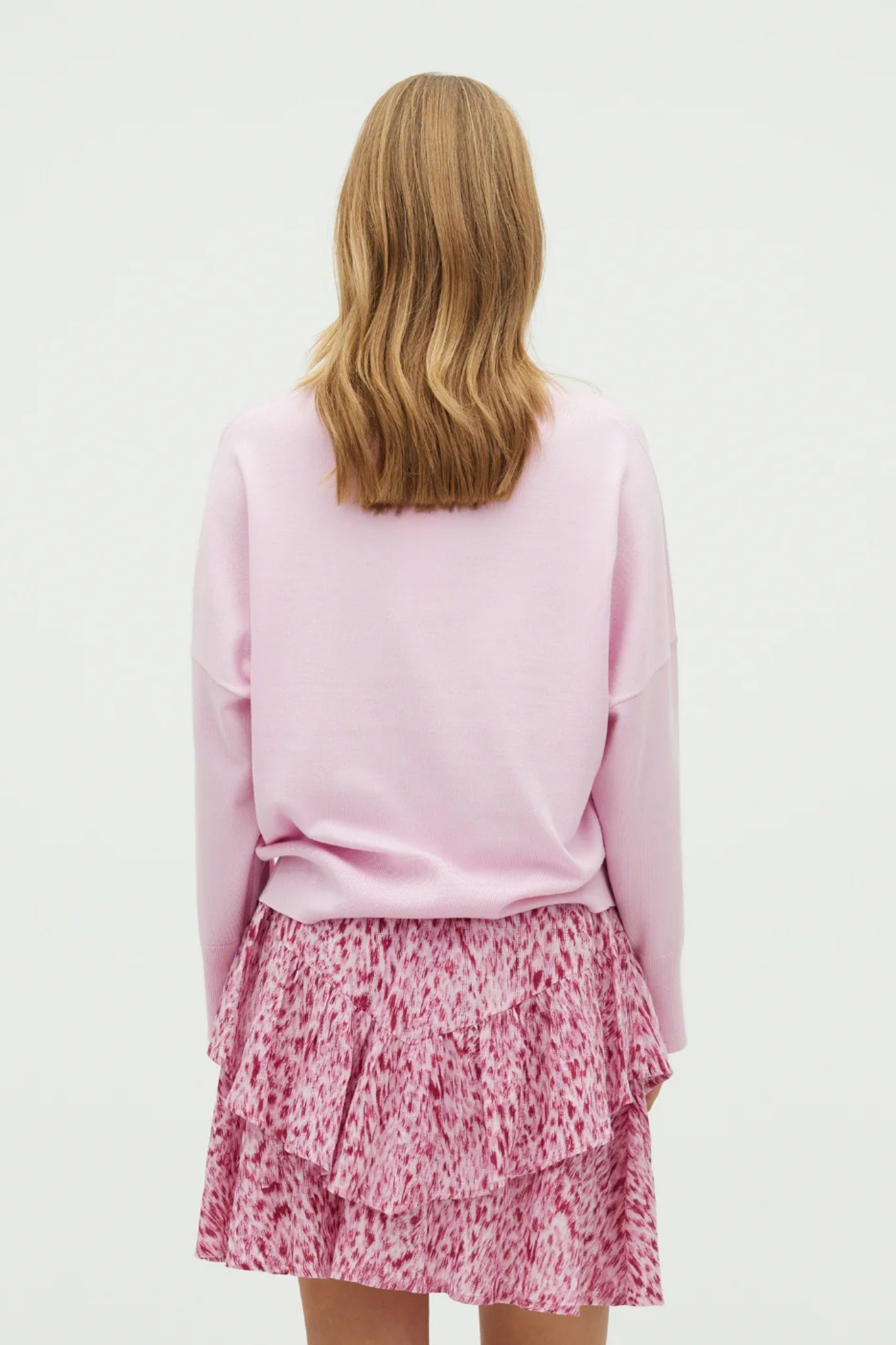 GILLIAN BRAVANI KNITWEAR - LIGHT PINK
