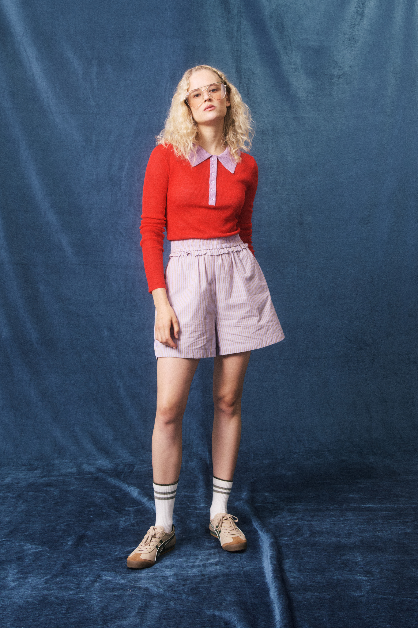 GABRIELLA POLO SHIRT - RED
