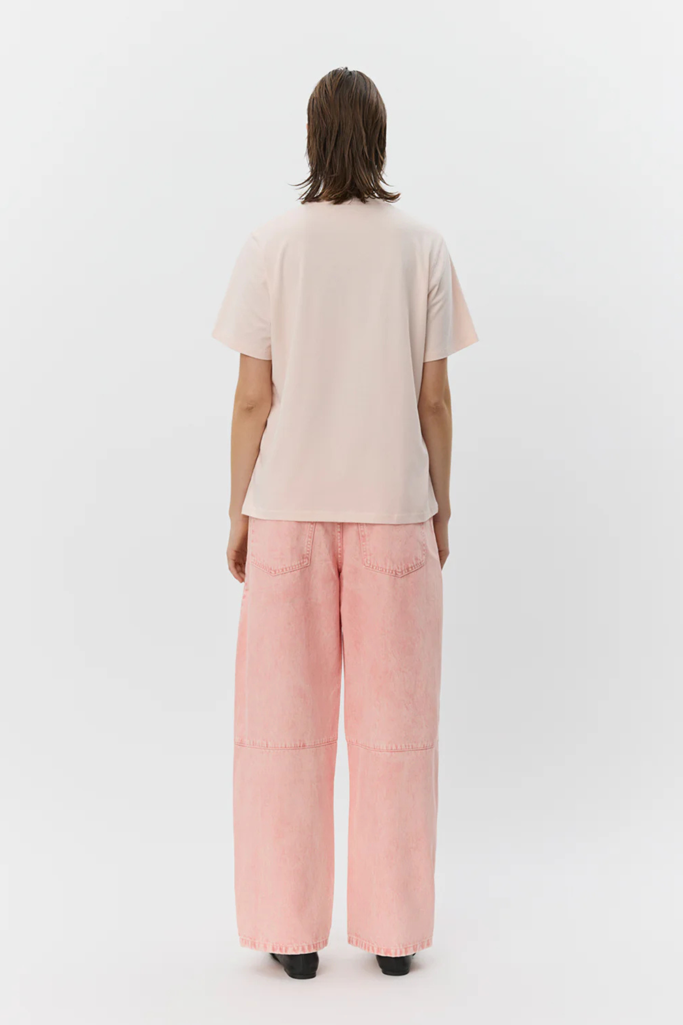 TRINIDAD TAPERED JEANS - LIGHT ROSE
