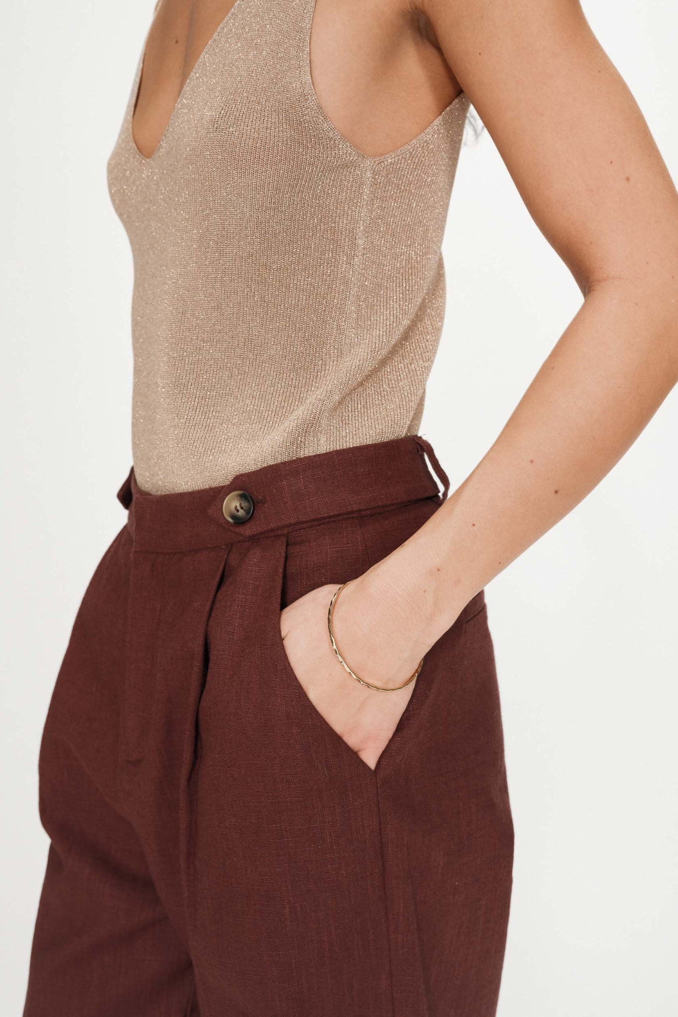 VANELIS PANTS - CHOCOLAT