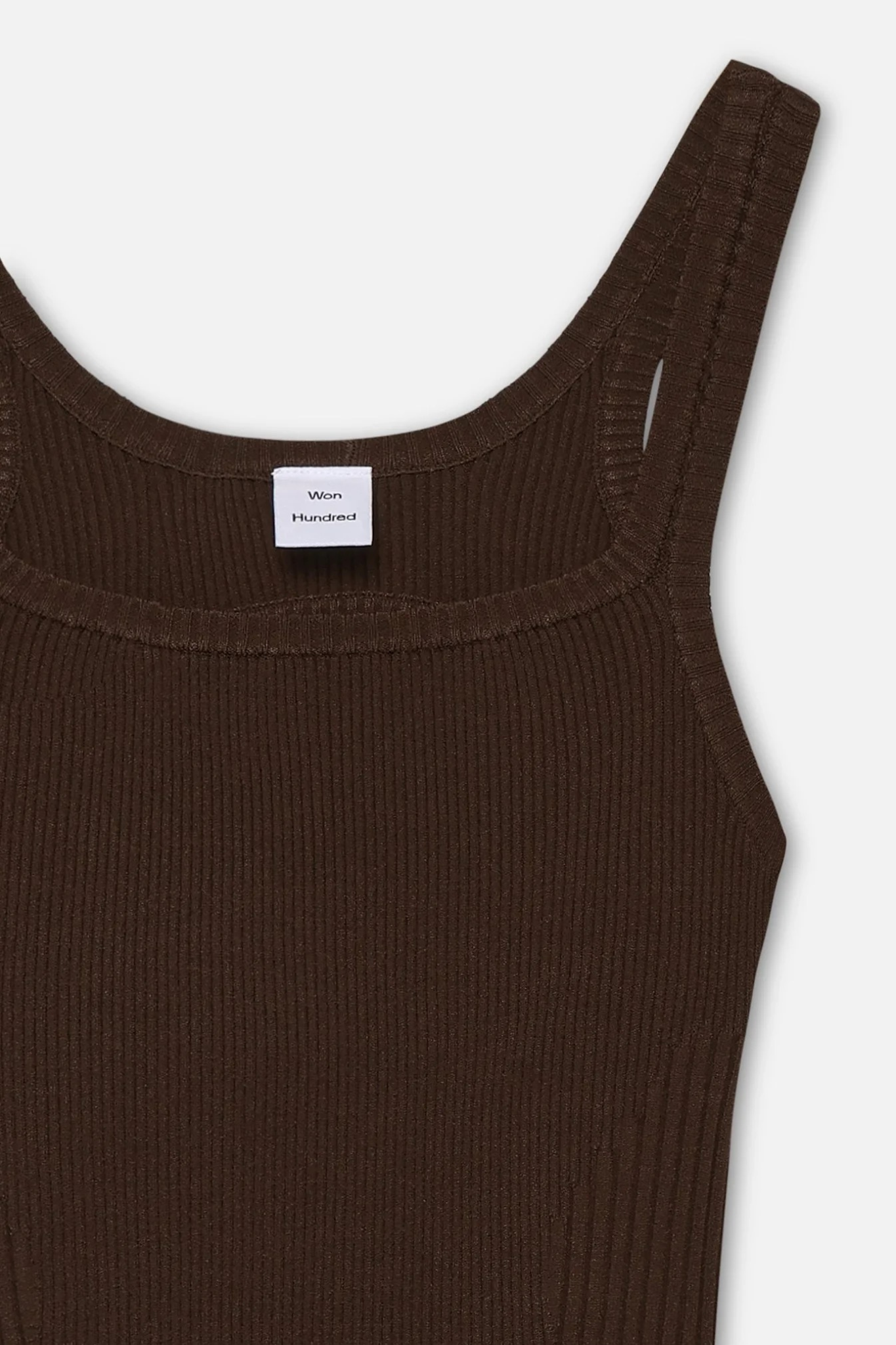 ERINA KNIT DRESS - COFFEE BEAN