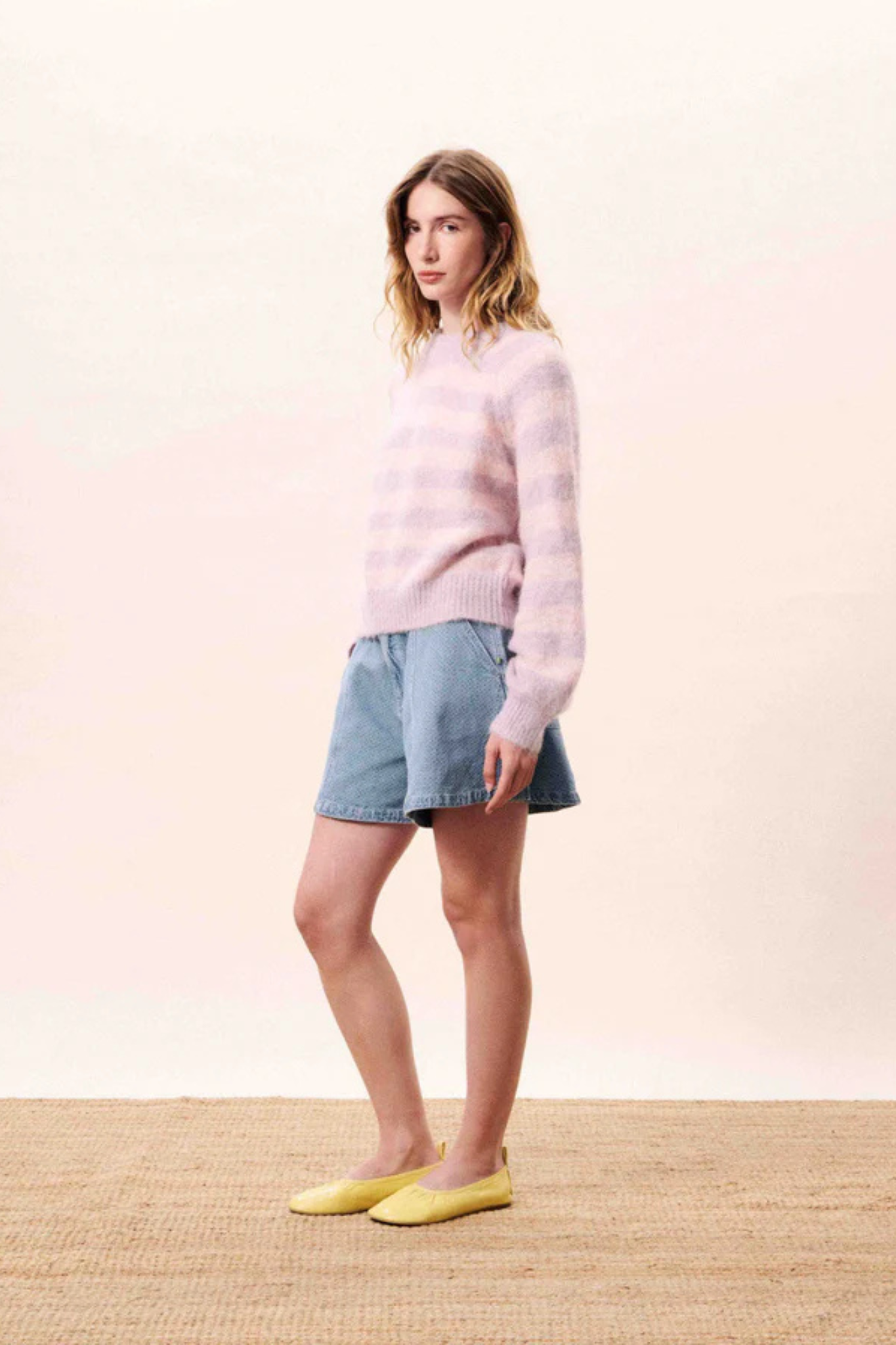 YULIYA SWEATER - PALE PINK