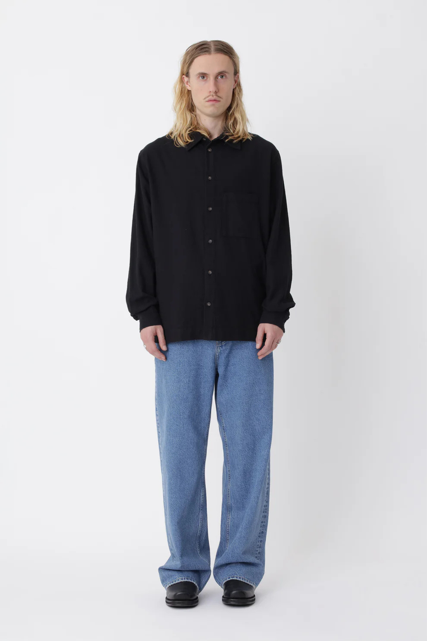 PENZO.01 SHIRT - BLACK