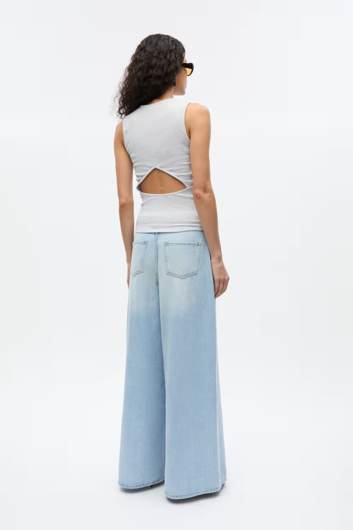 ALLY SL B T-SHIRT - LIGHT GREY MEL