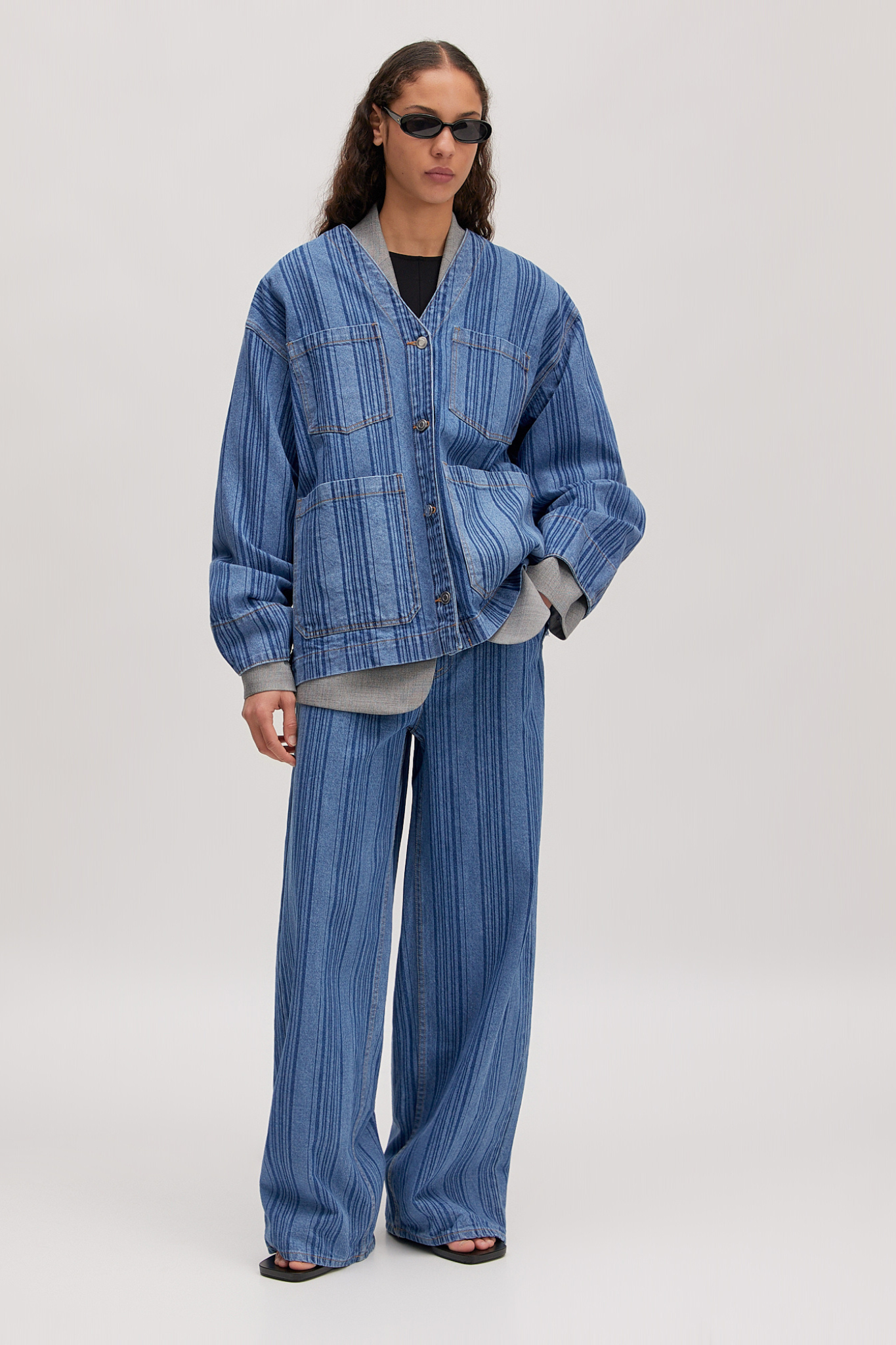BEXLEY DENIM SHIRT - BLUE DENIM STRIPE