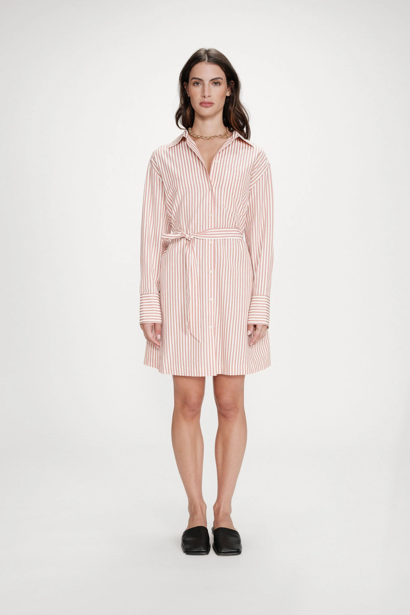 VISERY SHORT DRESS - CORAIL