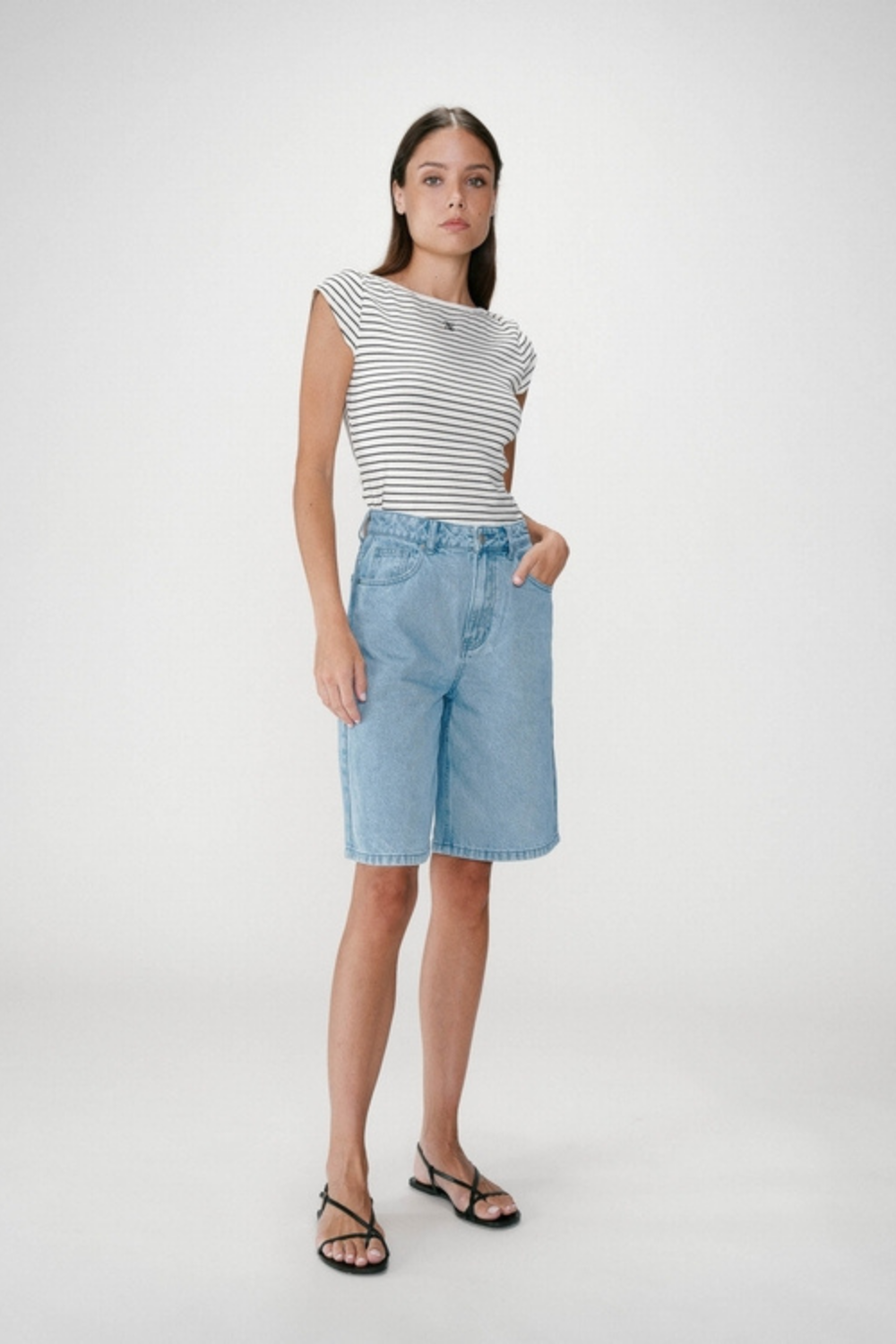 WILL SHORT JEANS - SKY BLUE