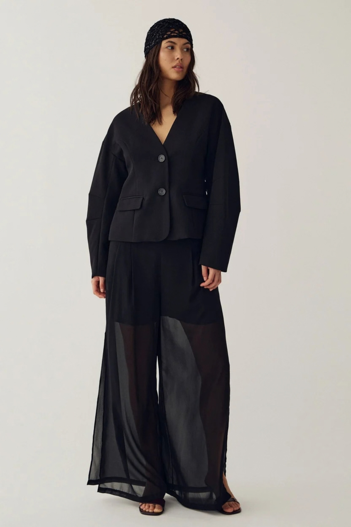 MALLIE BLAZER - BLACK