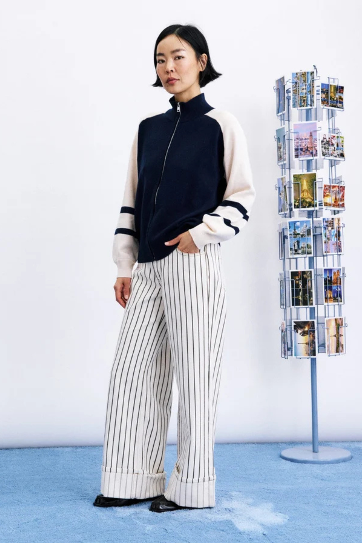 TIMBRE CARDIGAN - BLUE MARINE