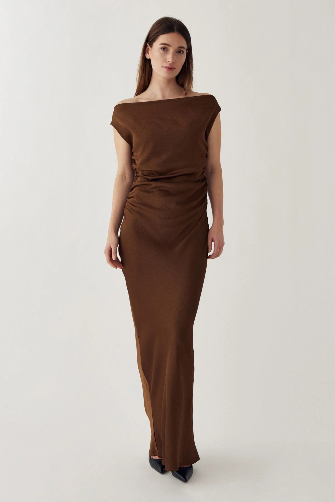 MIGNONETTE DRESS - TOFFEE