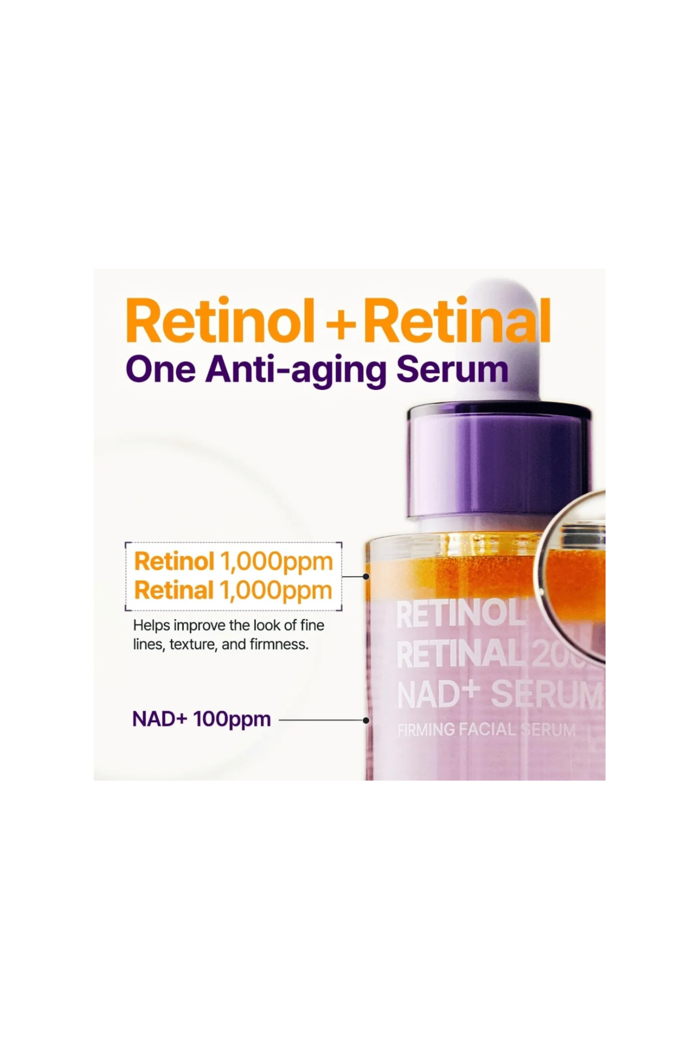 RETINOL RETINAL 2000 NAD+ SERUM 30ML
