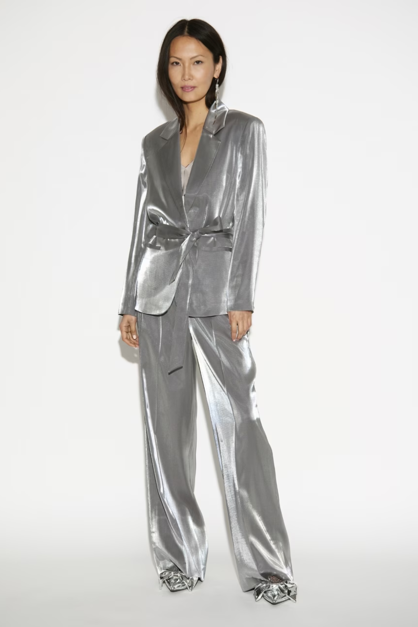 PURITY WIDE LEG PANTS - SHADOW GREY