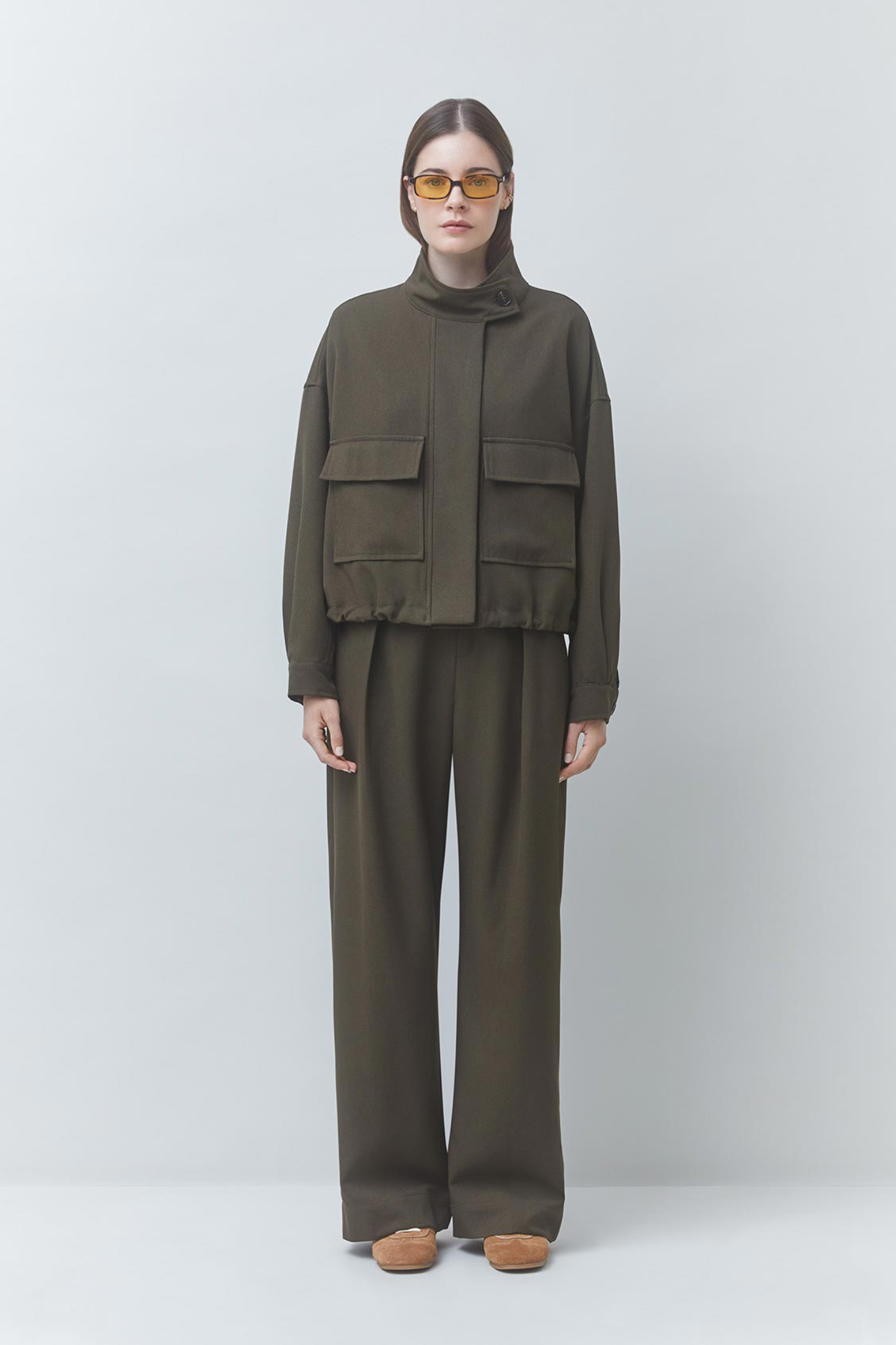 DONA VEST - KHAKI