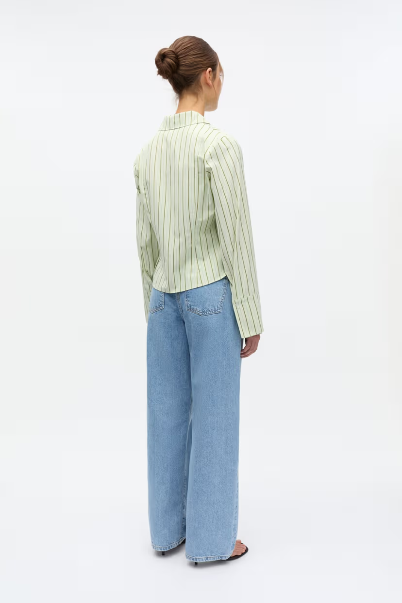 AGNESTA SHIRT - FERN STRIPE