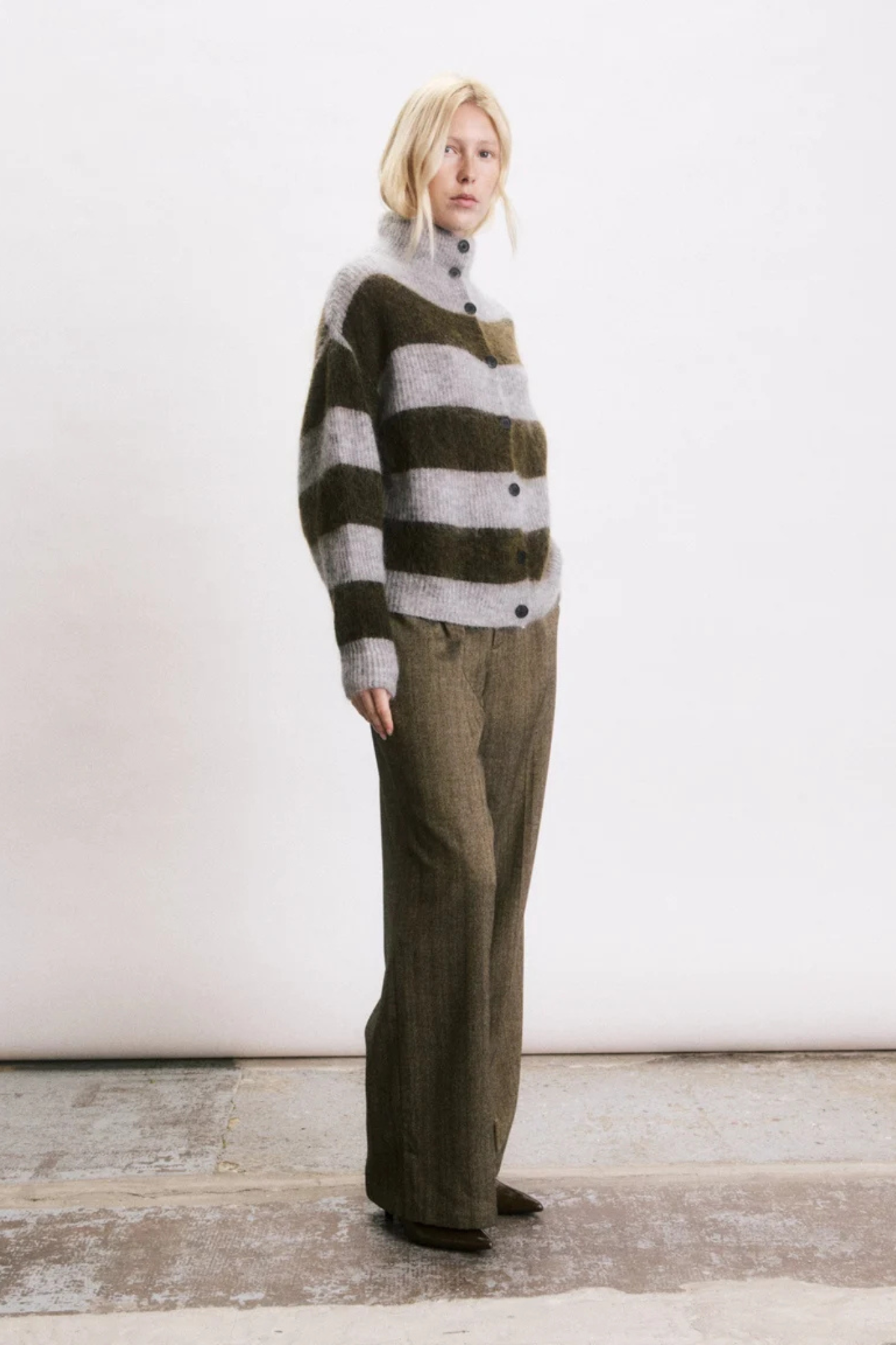 JOSH CARDIGAN - KHAKI