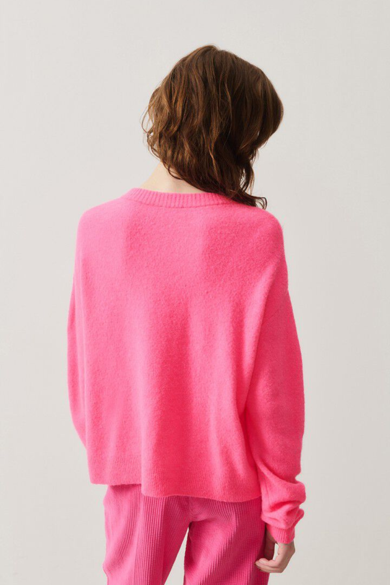 DAMSVILLE CARDIGAN - FLUO PINK