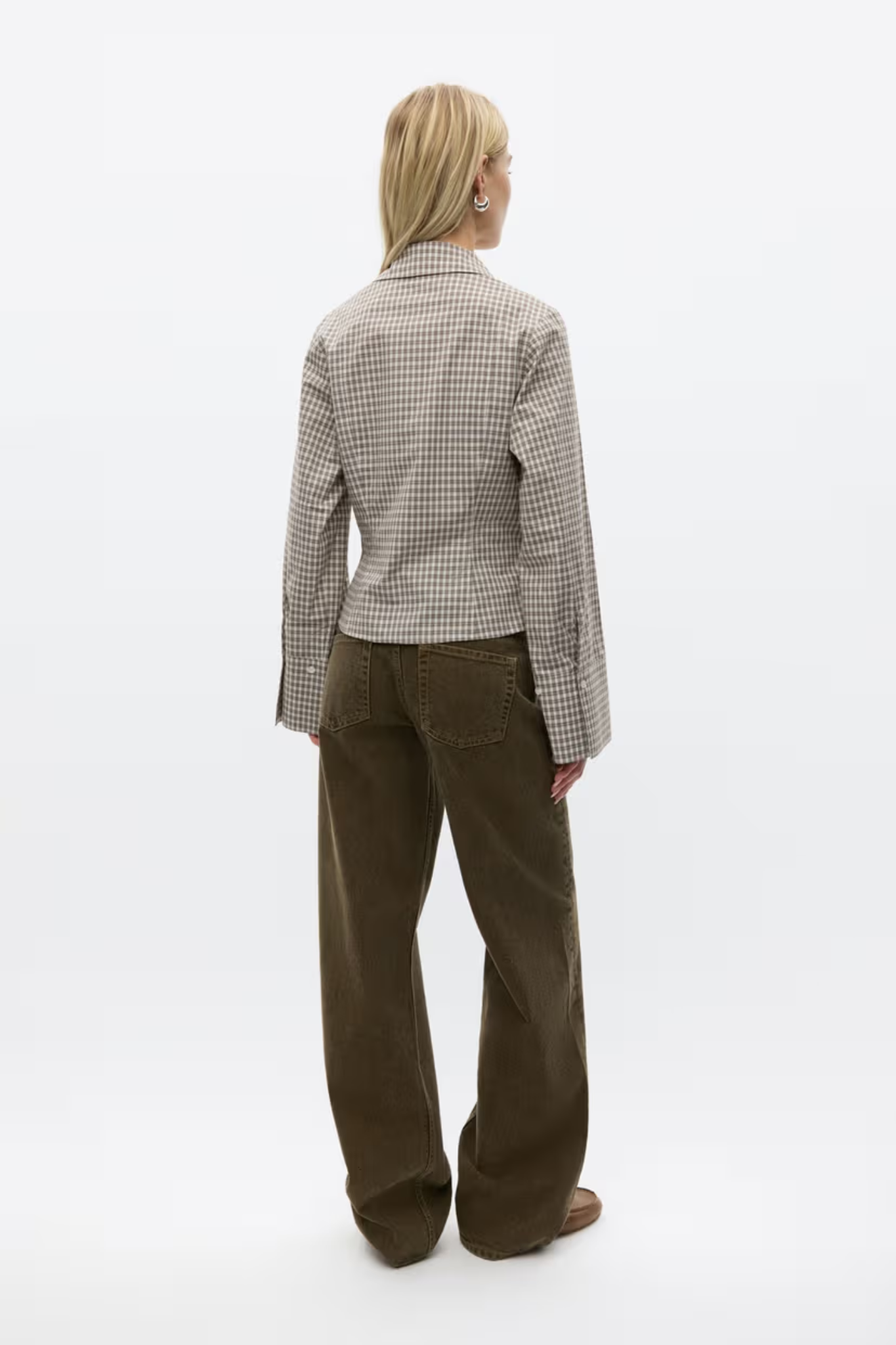 AGNESTA SHIRT CH - NEUTRAL CHECK