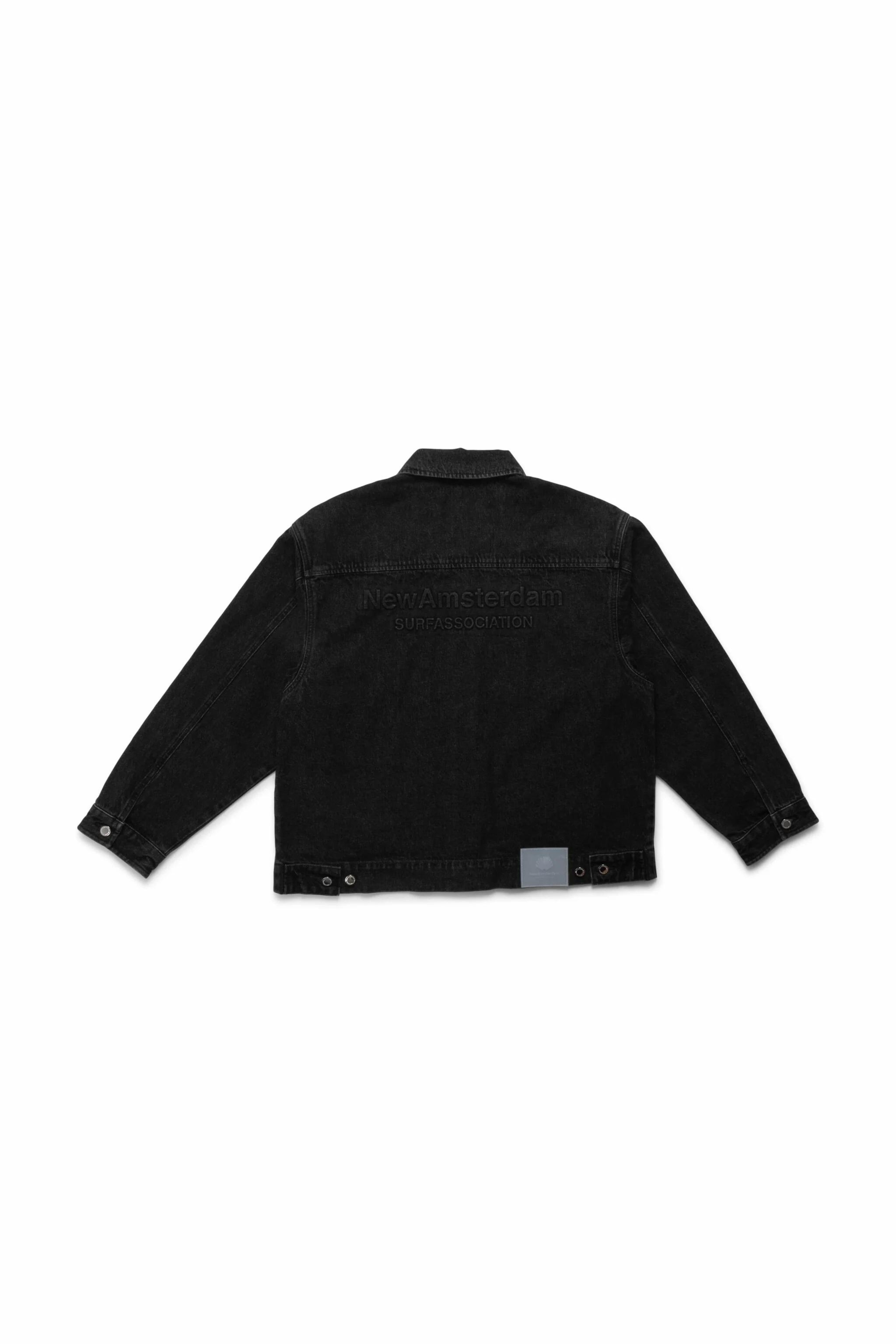 WORK JACKET - BLACK STONEWASH