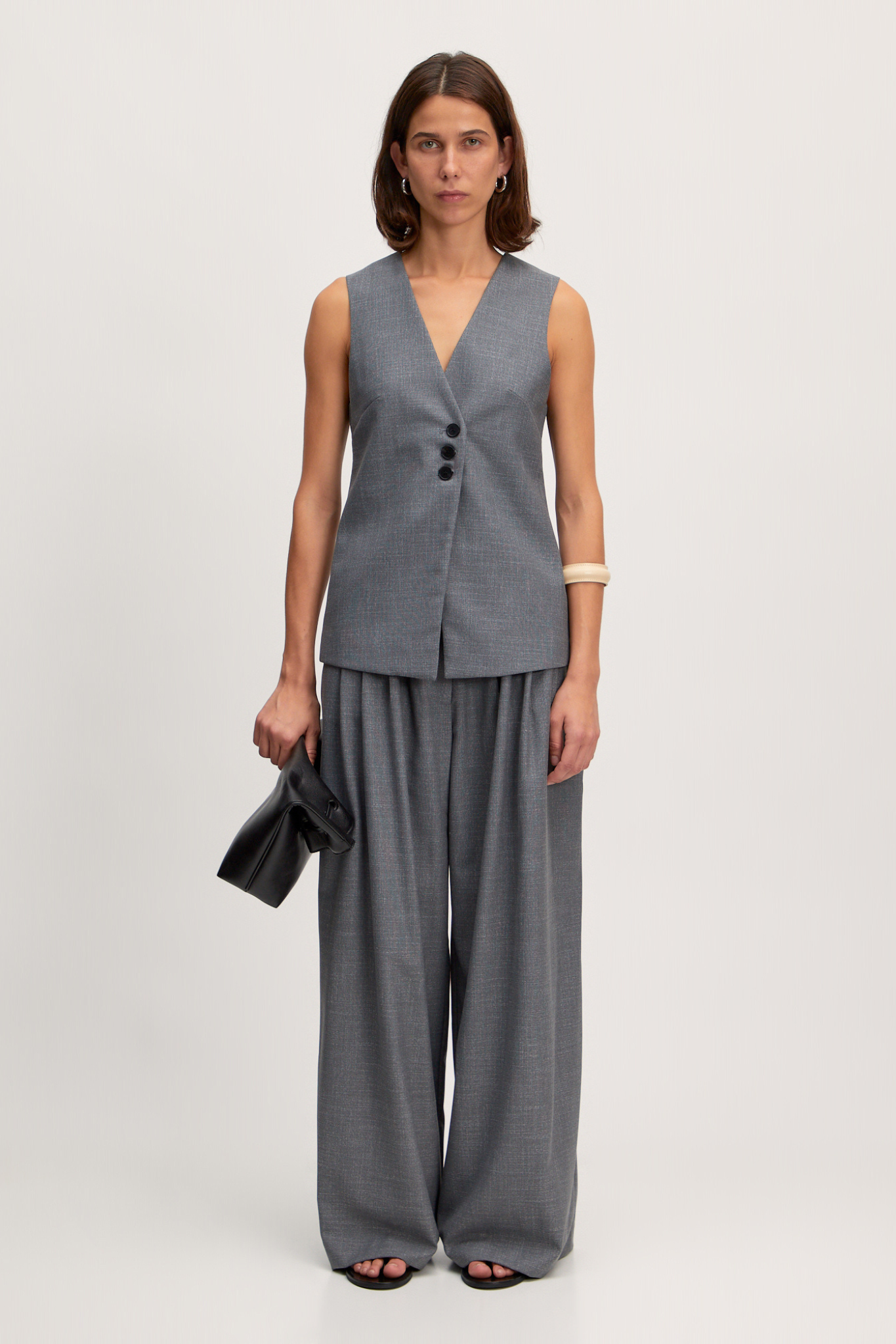SANDY PANTS - GREY MELANGE