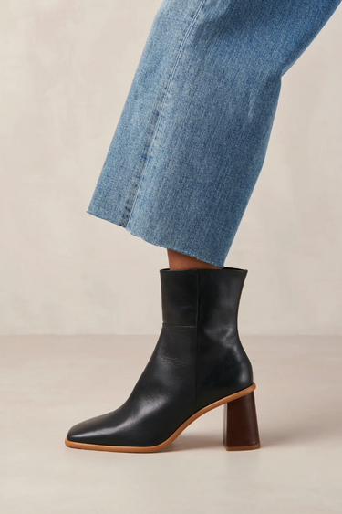 ANKLE BOOTS WEST - BLACK VINTAGE