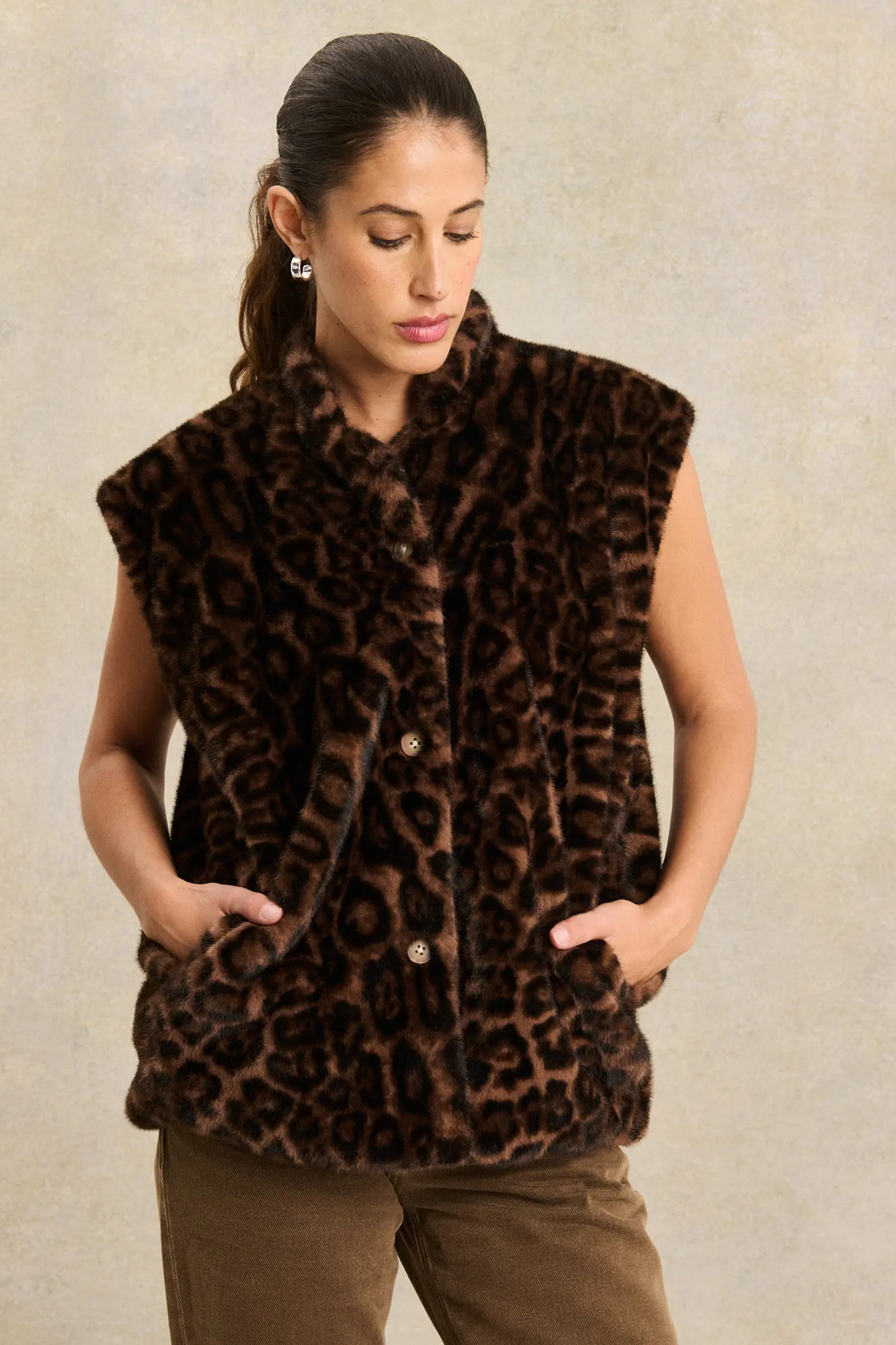BIANCA MINK VEST - LEO BRUN