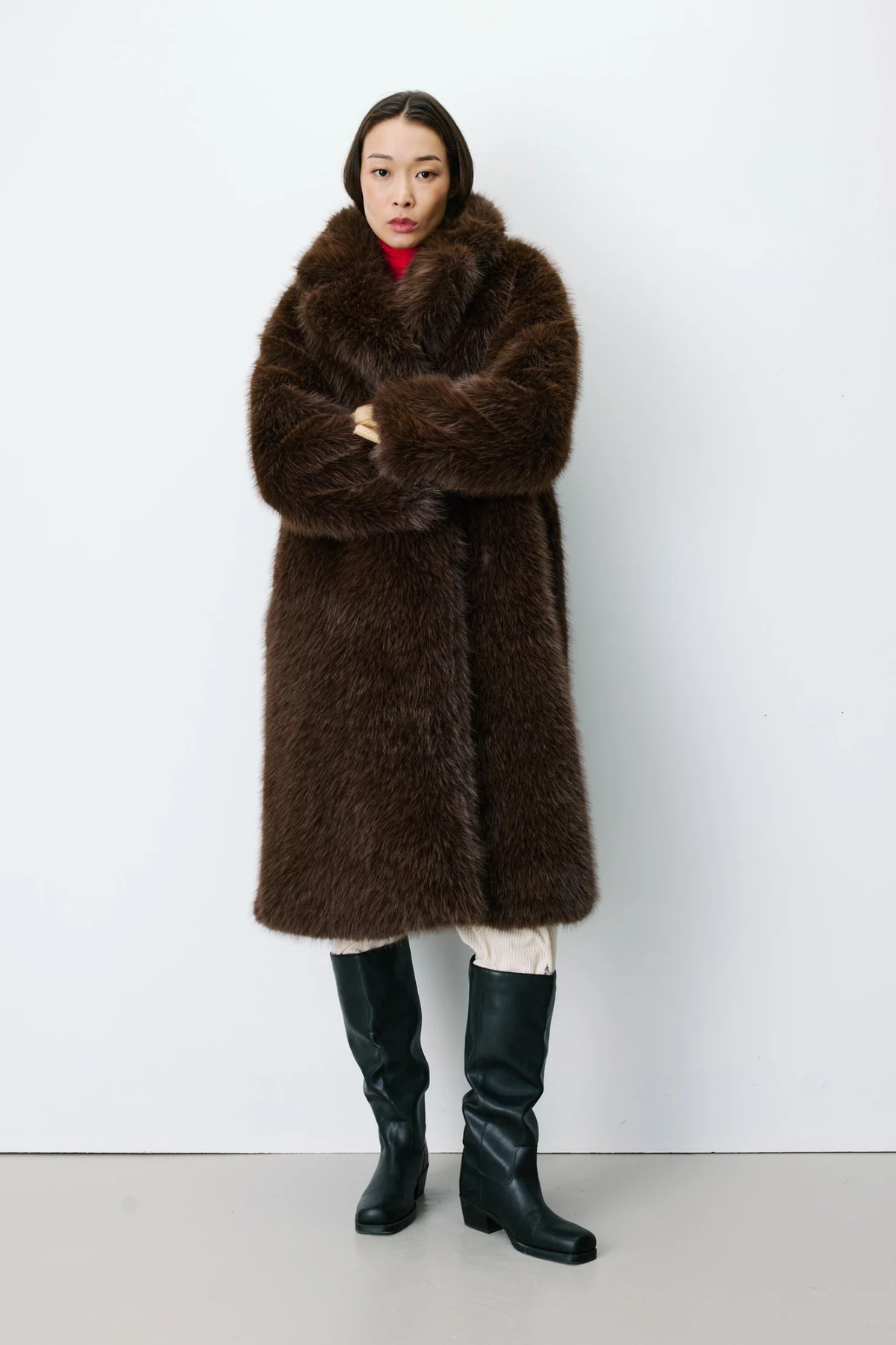 ALARA COAT - CHOCOLAT