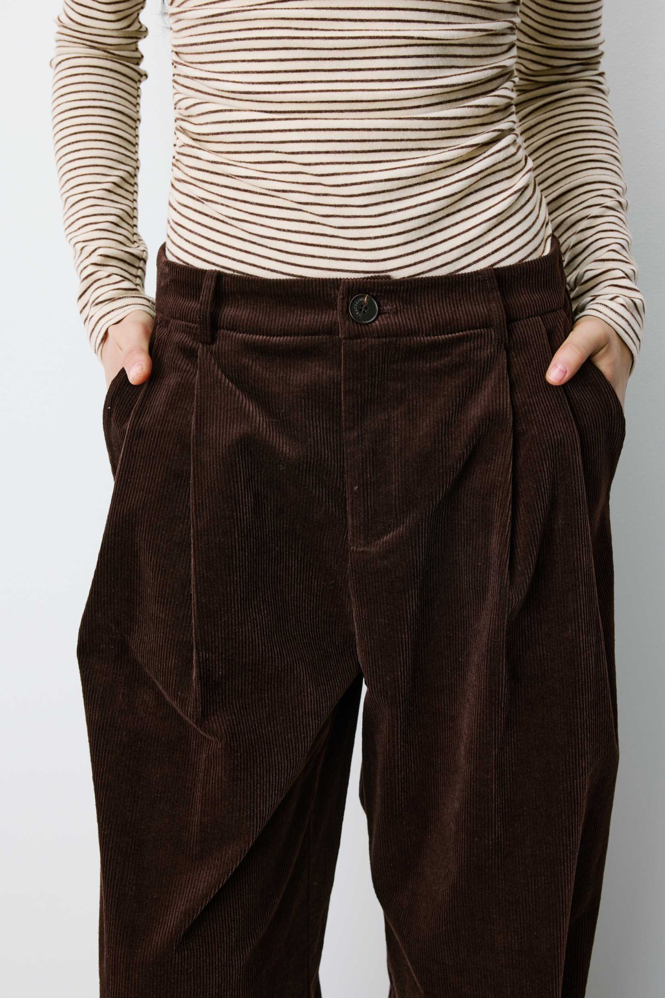 ABRIEL PANTS - CHOCOLAT