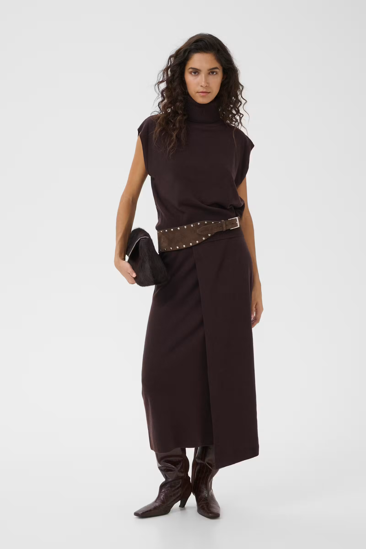 MANZI GILET - GANACHE
