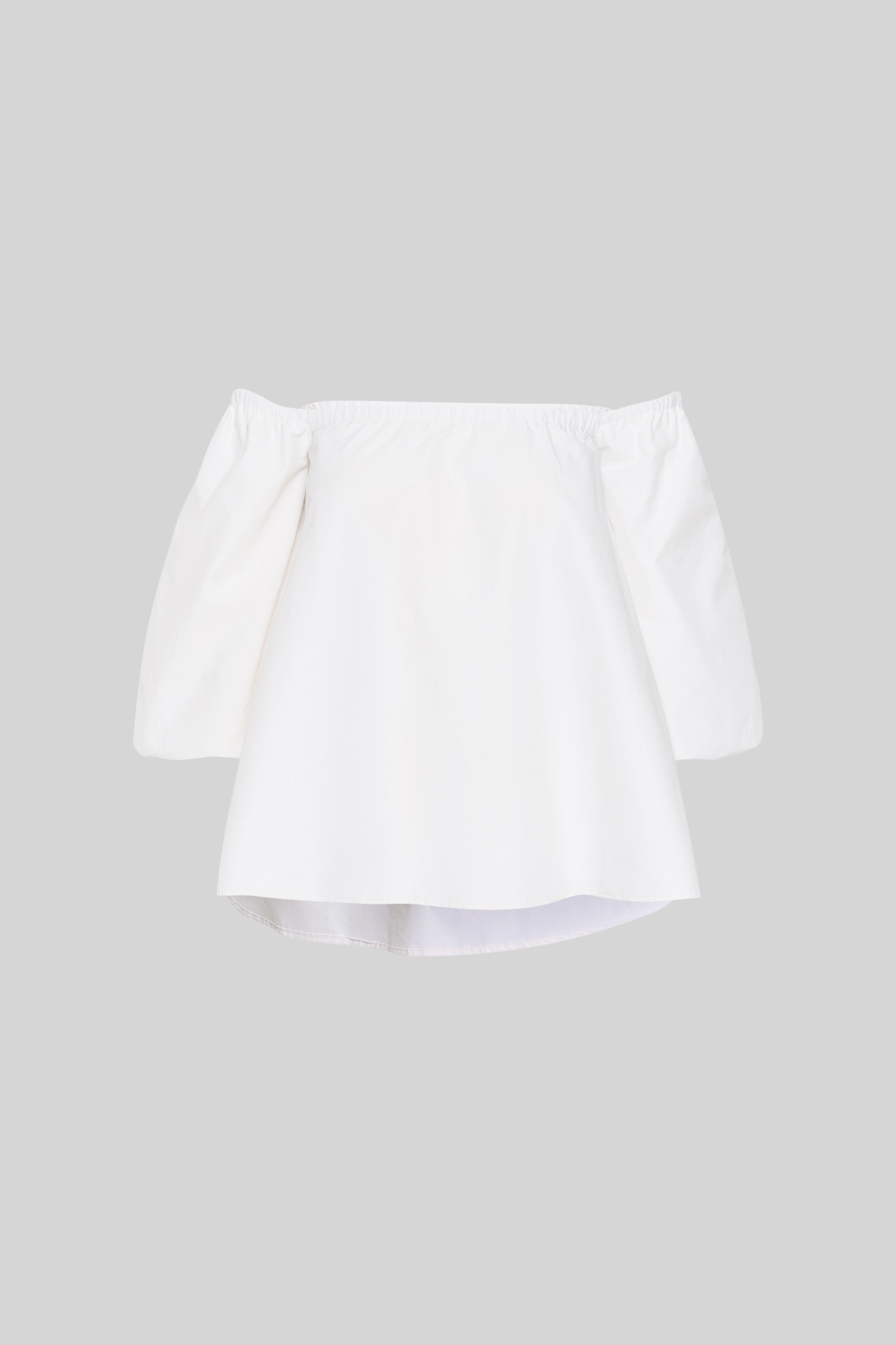 PAMPA OFF SHOULDER BLOUSE - BRIGHT WHITE