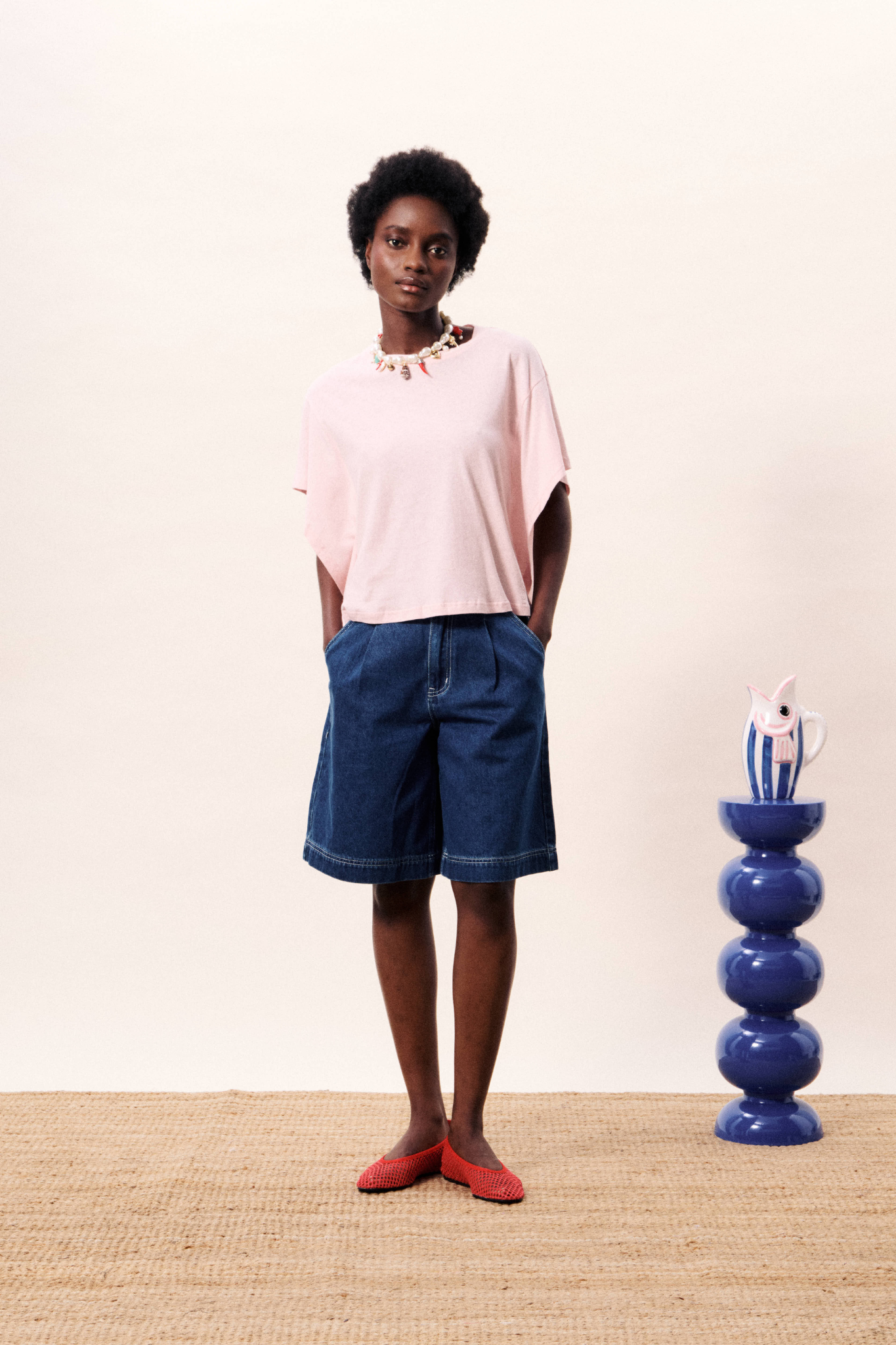 BRISELIA TOP - PALE PINK