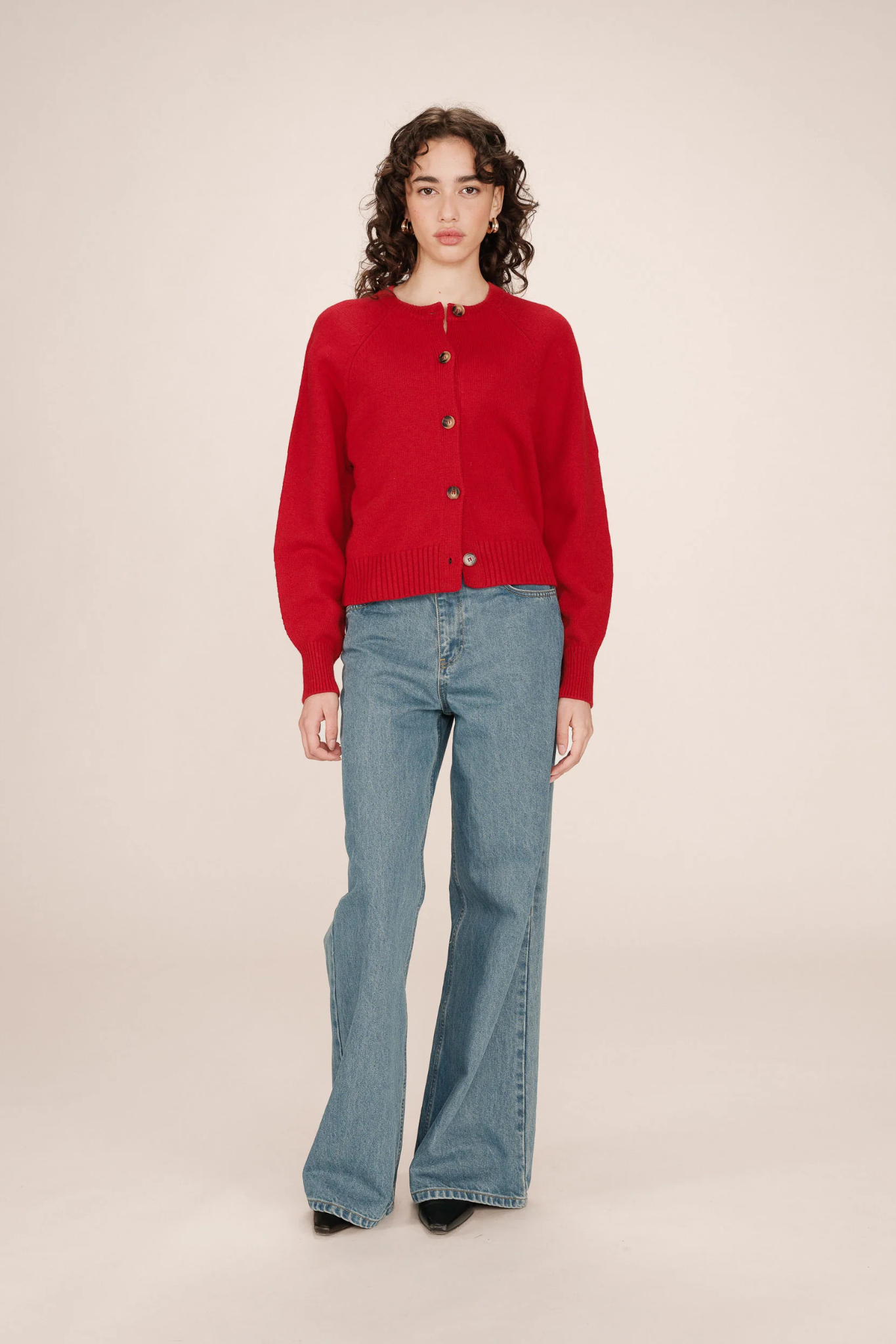 SANDERS CARDIGAN - RED