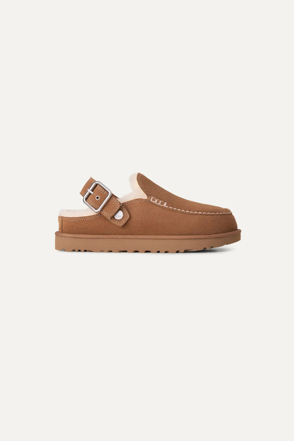 GOLDENSTAR EVELINA CLOG WOMEN SHOES - CHESTNUT