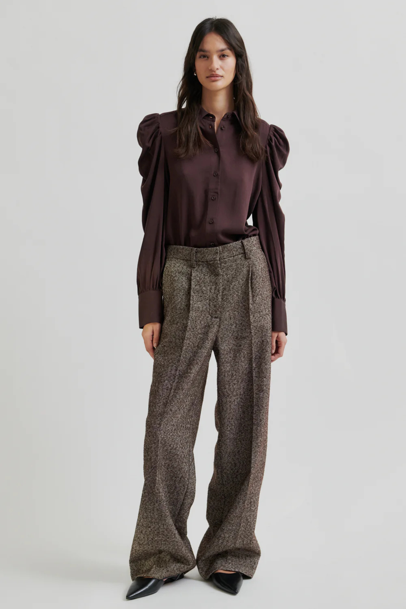 SAMANTA SHIRT - CHOCOLATE PLUM