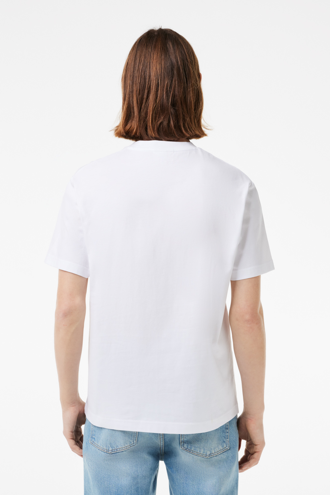 CLASSIC FIT COTTON JERSEY T-SHIRT - WHITE