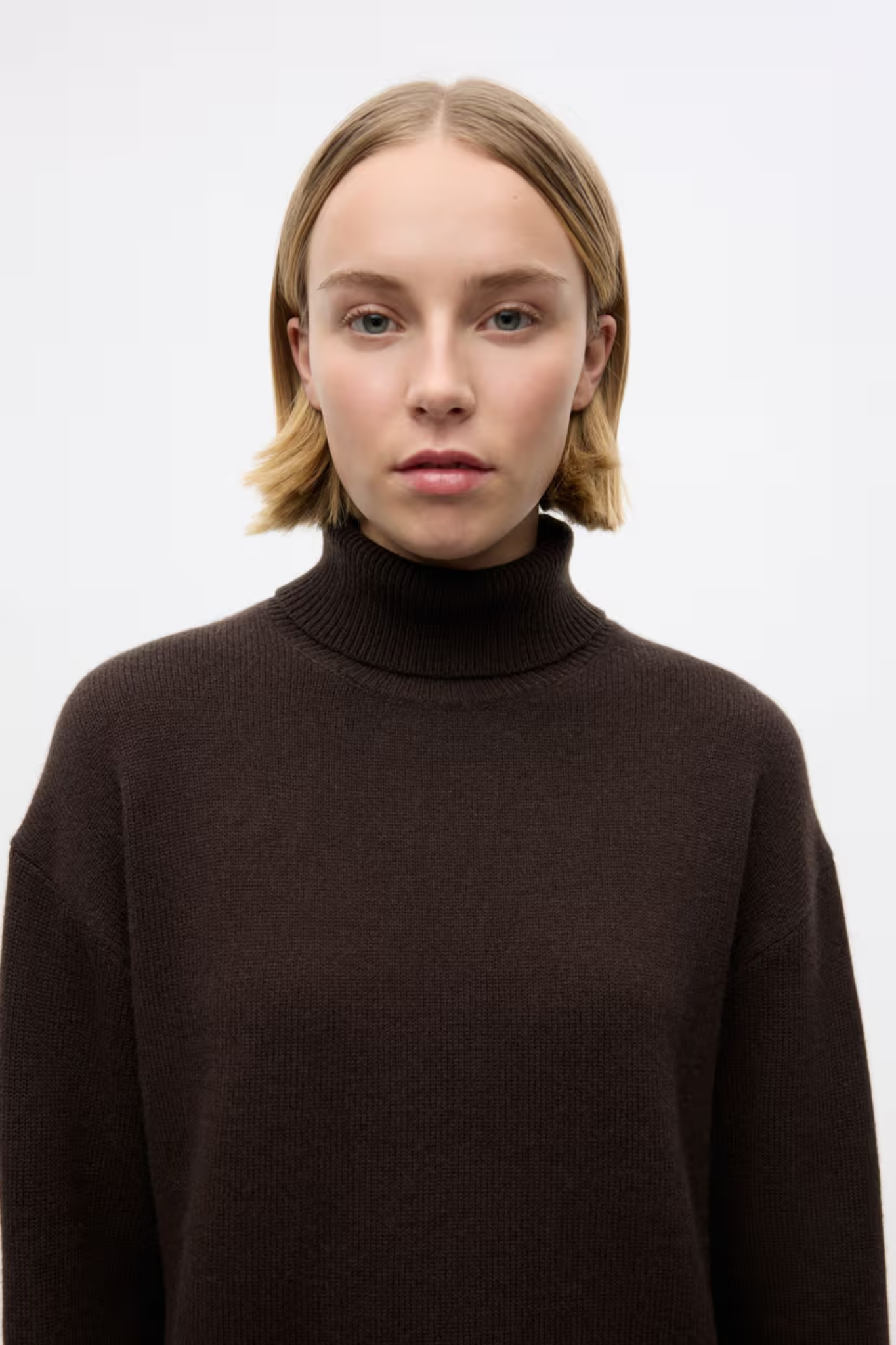 ELISE LS KNIT - CHOCOLATE TORTE