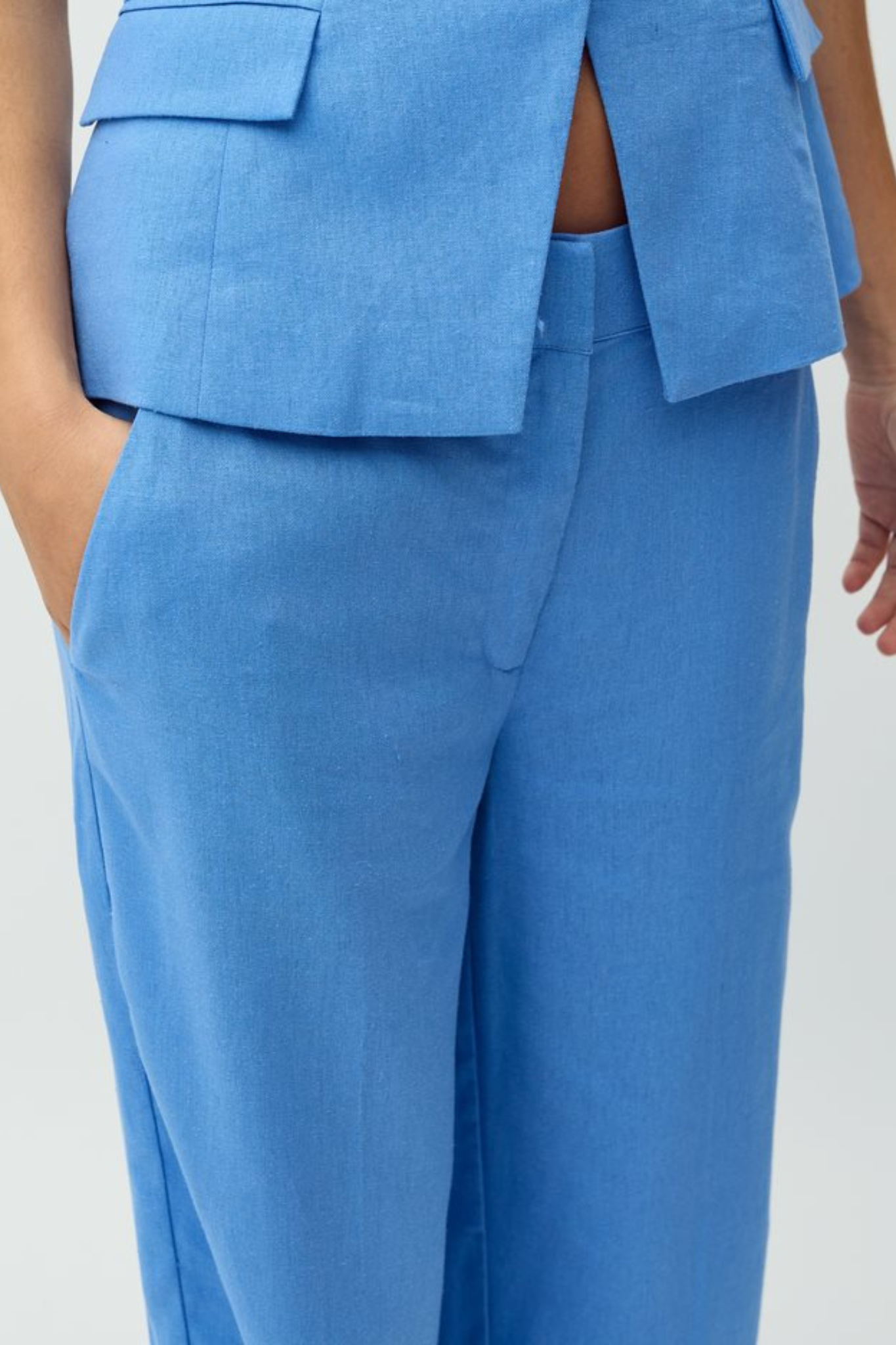 CRISTIANA LONG SHAWNA PANTS - ULTRAMARINE