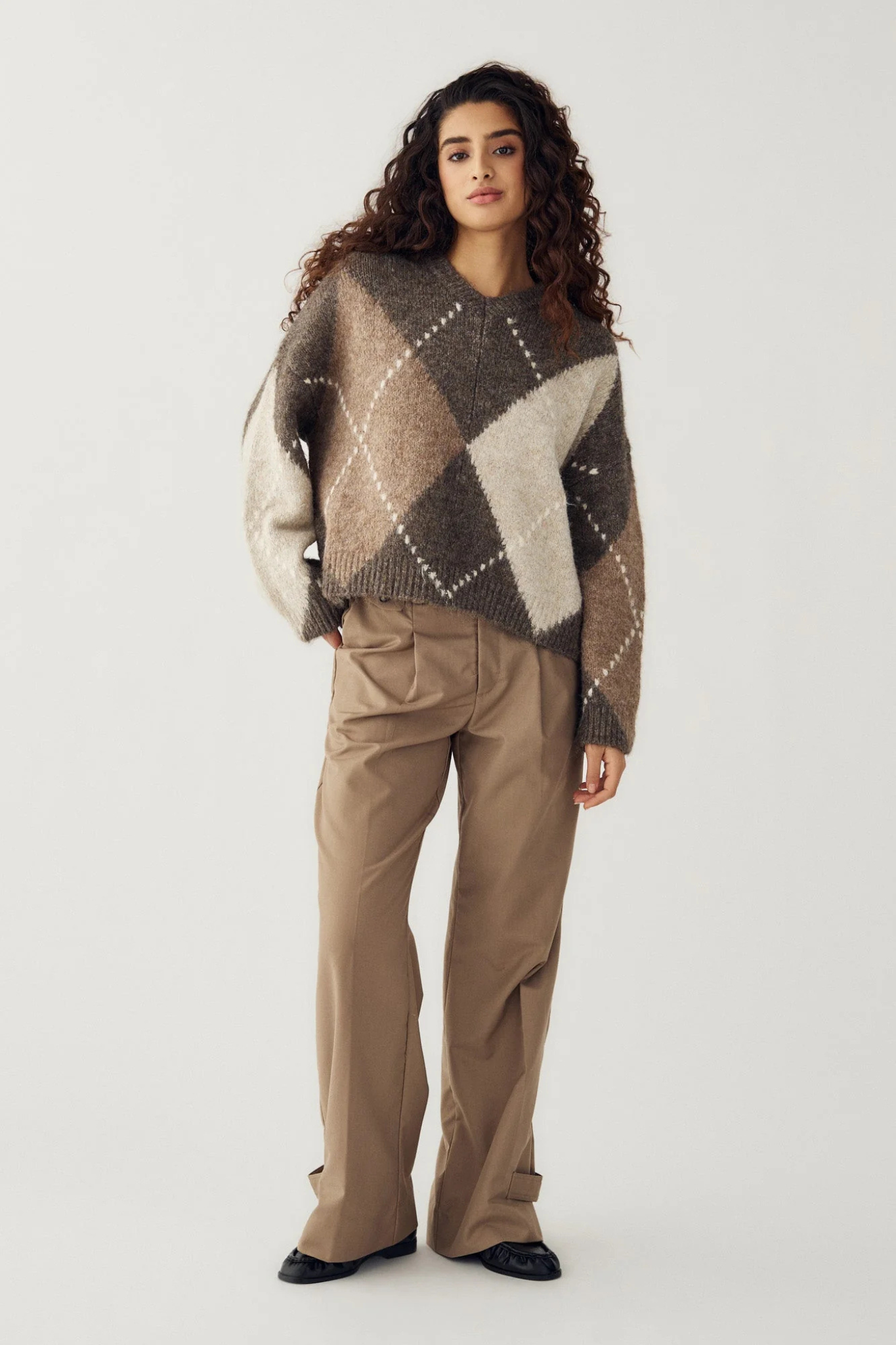 LAI KNIT - ASH BROWN MIX