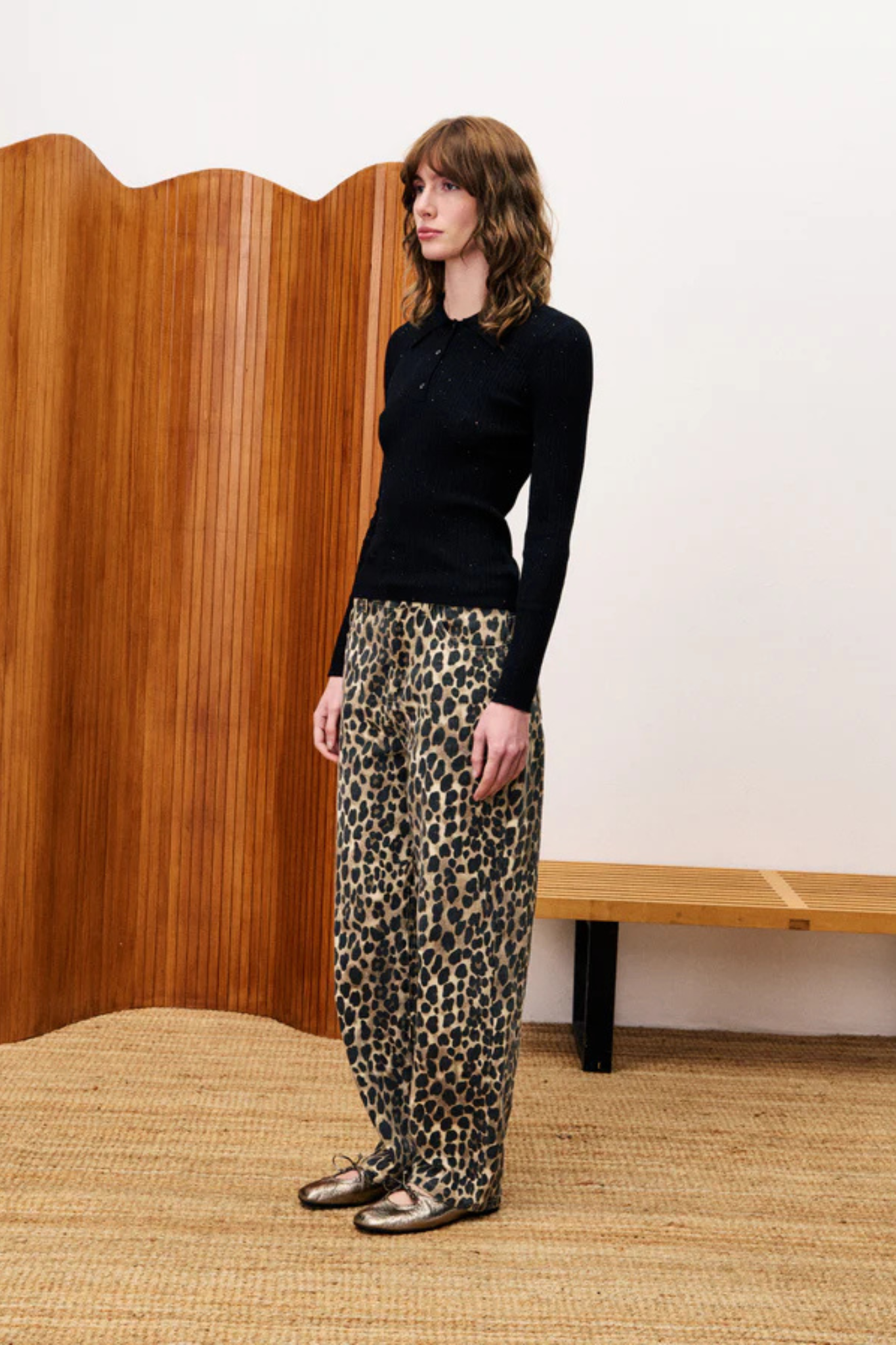 CHARTREUX TOP - BLACK
