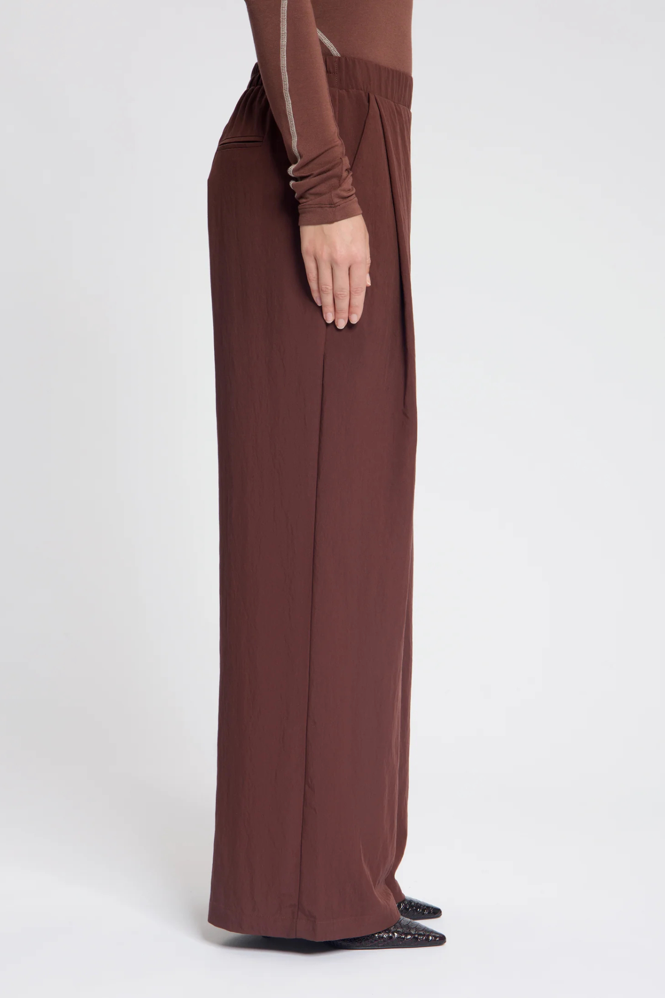 MELLIE TROUSERS - BORDAUX