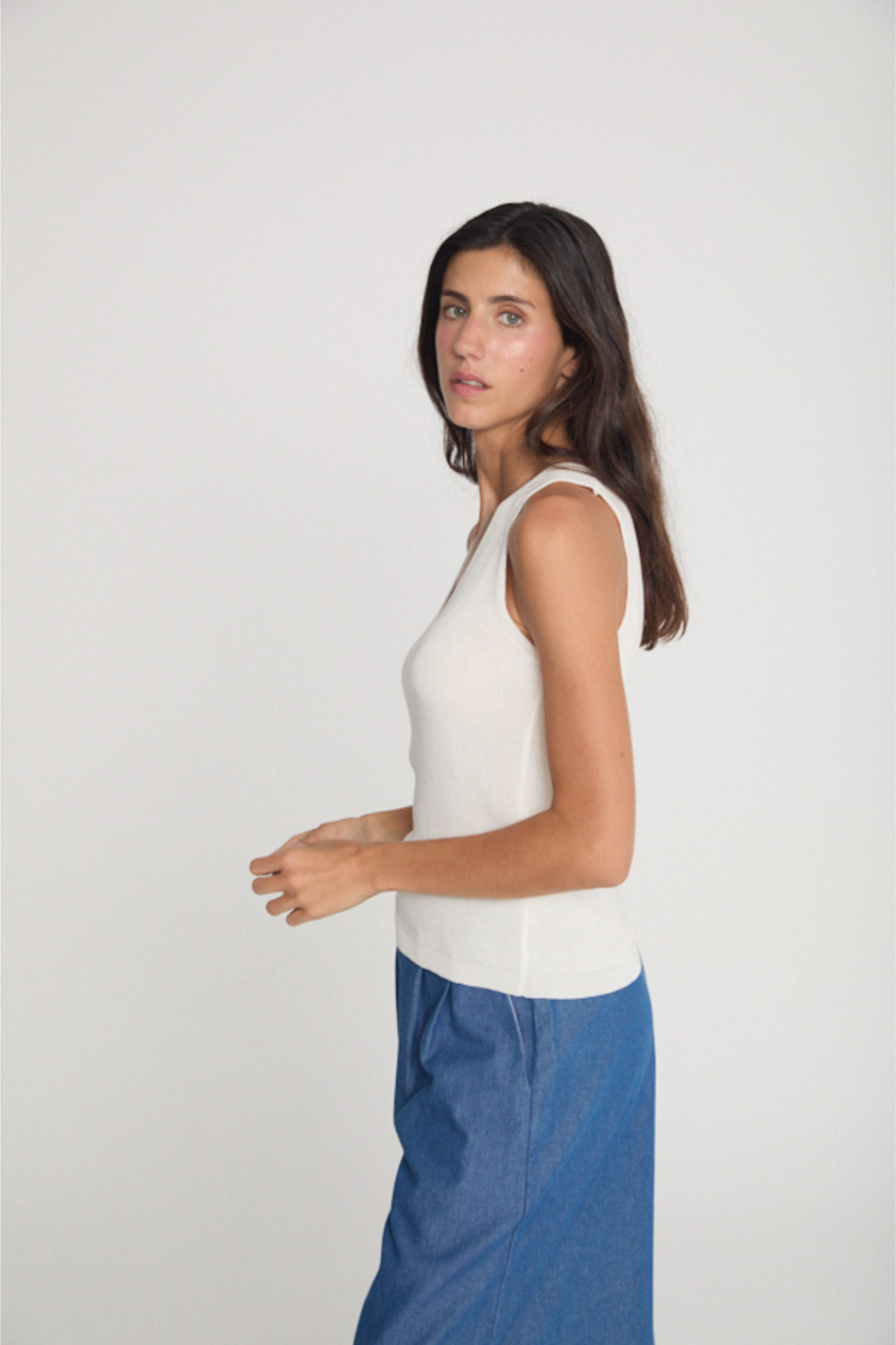 RUMENI TOP - WHITE