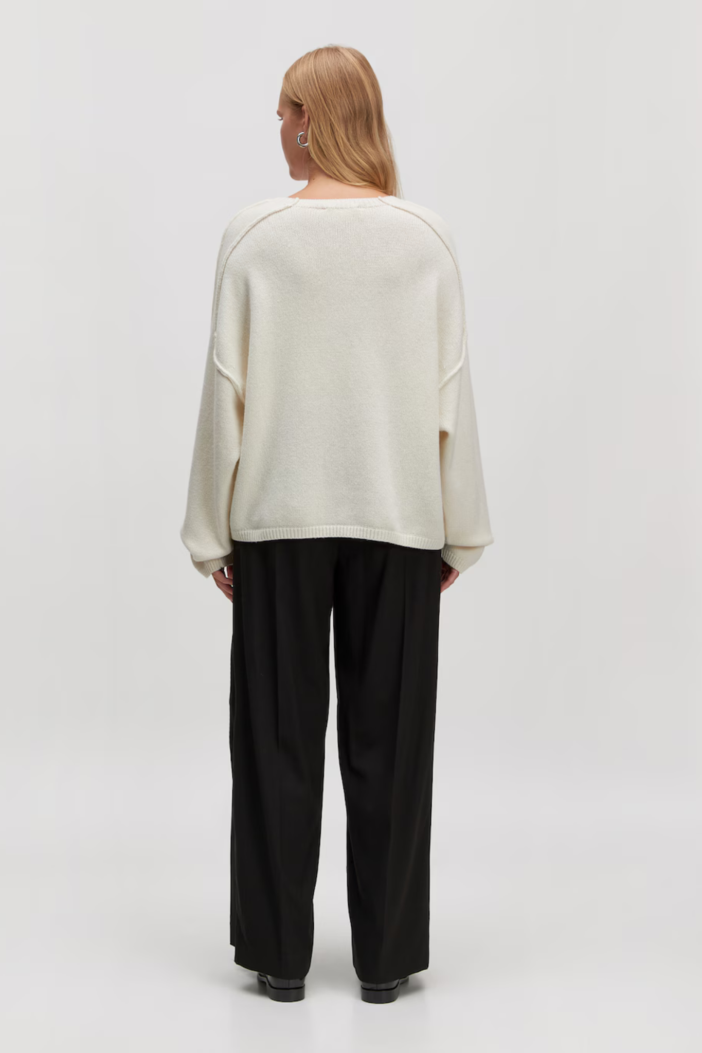 NAIBA WOOL JUMPER - GARDENIA