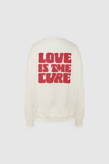 LOVE SWEATER - OFF WHITE