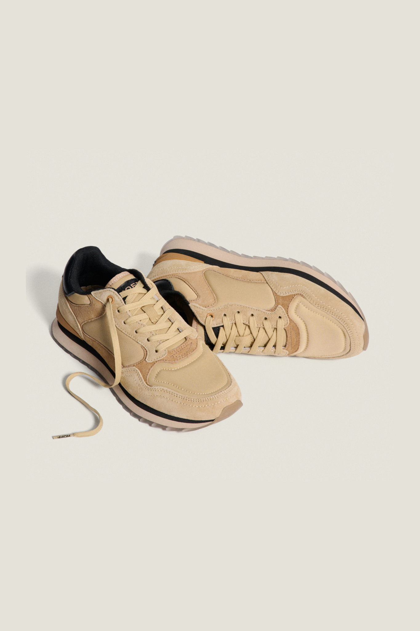 TRIESTE SNEAKERS - BEIGE/BLACK/BROWN