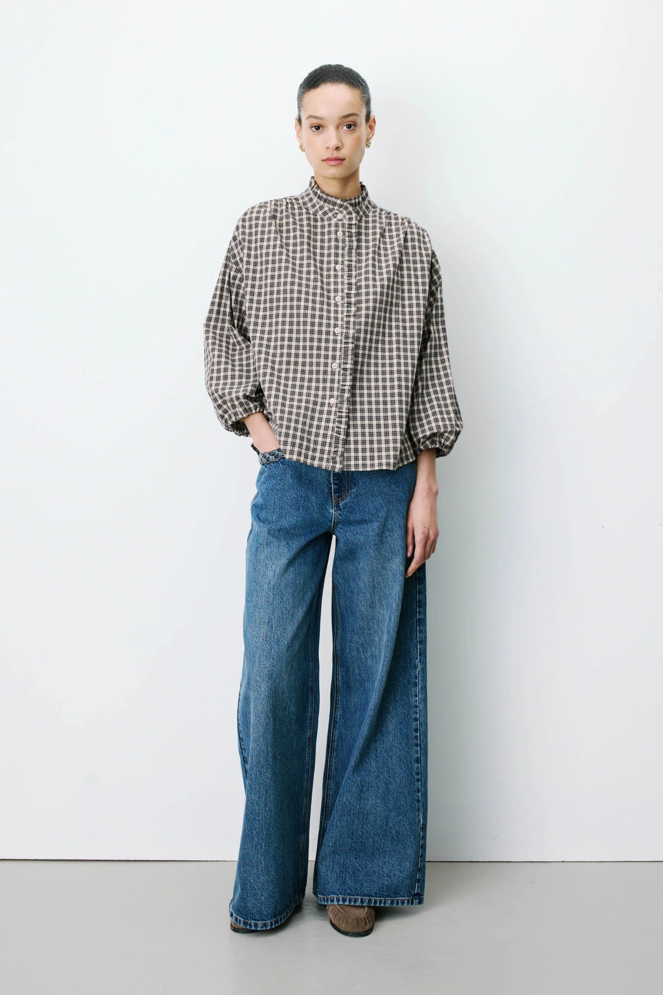 ADELIE BLOUSE - LATTE