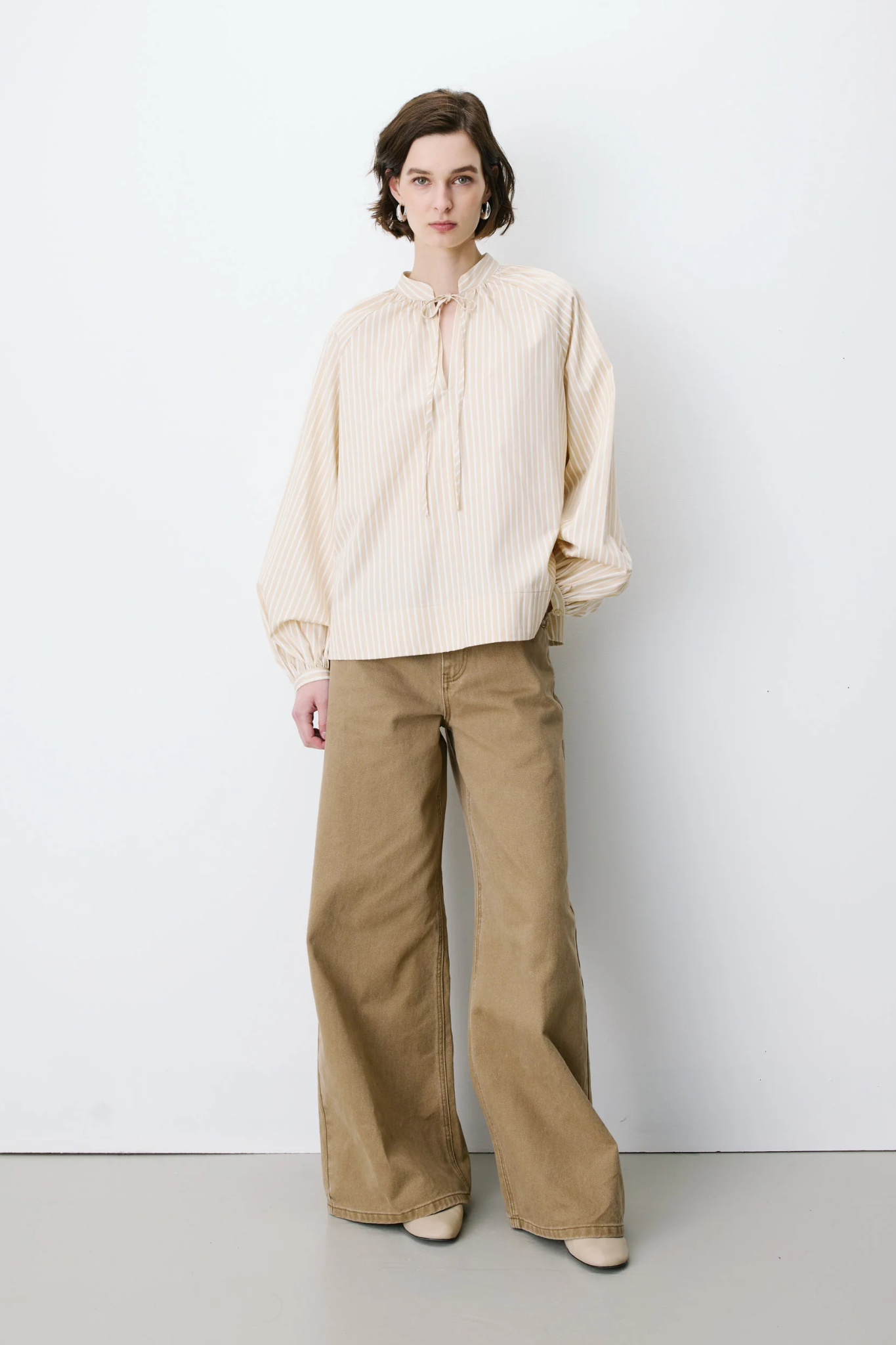 ALBANE BLOUSE - BEIGE