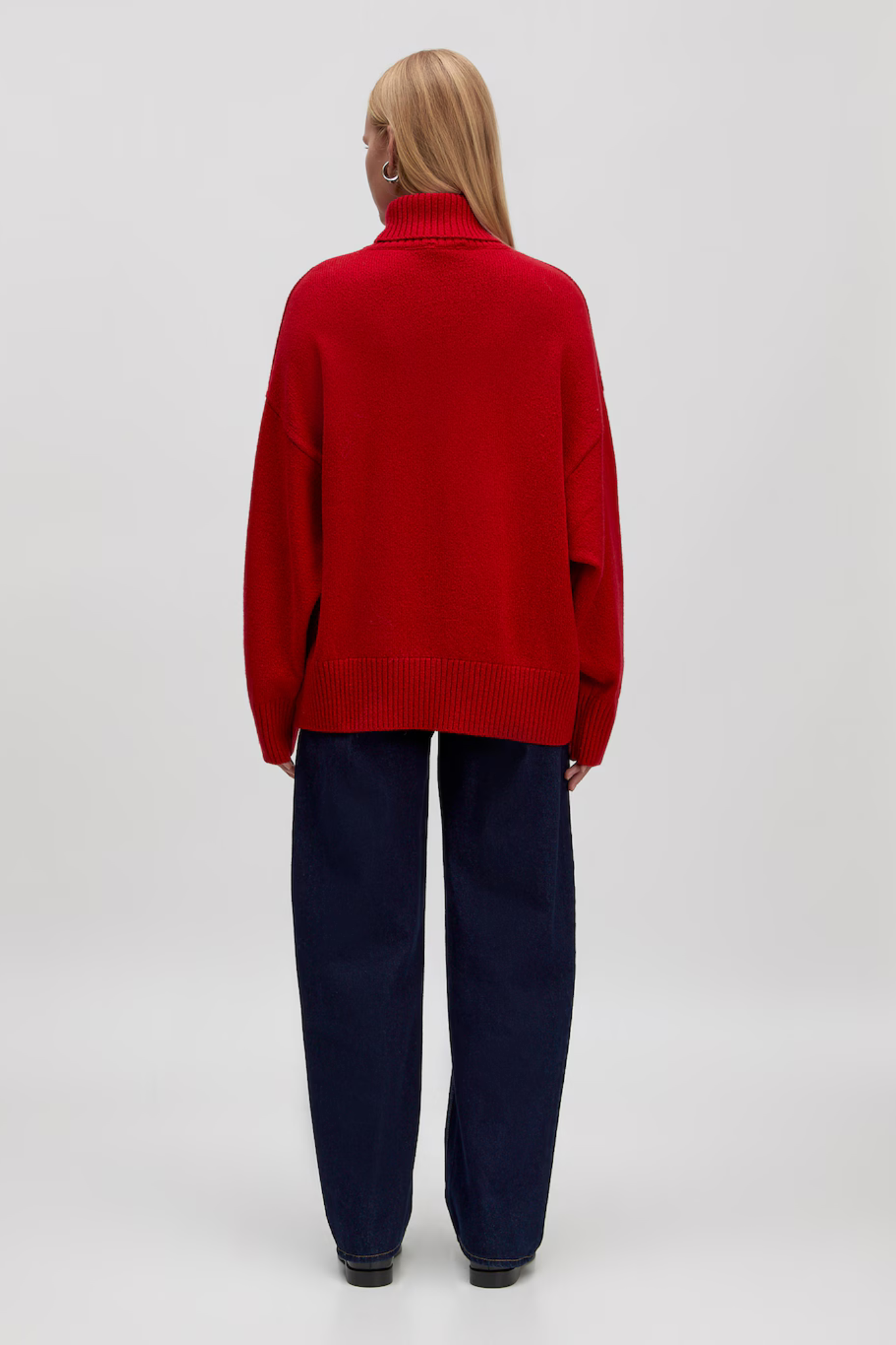 LAHELA WOOL JUMPER - TANGO RED