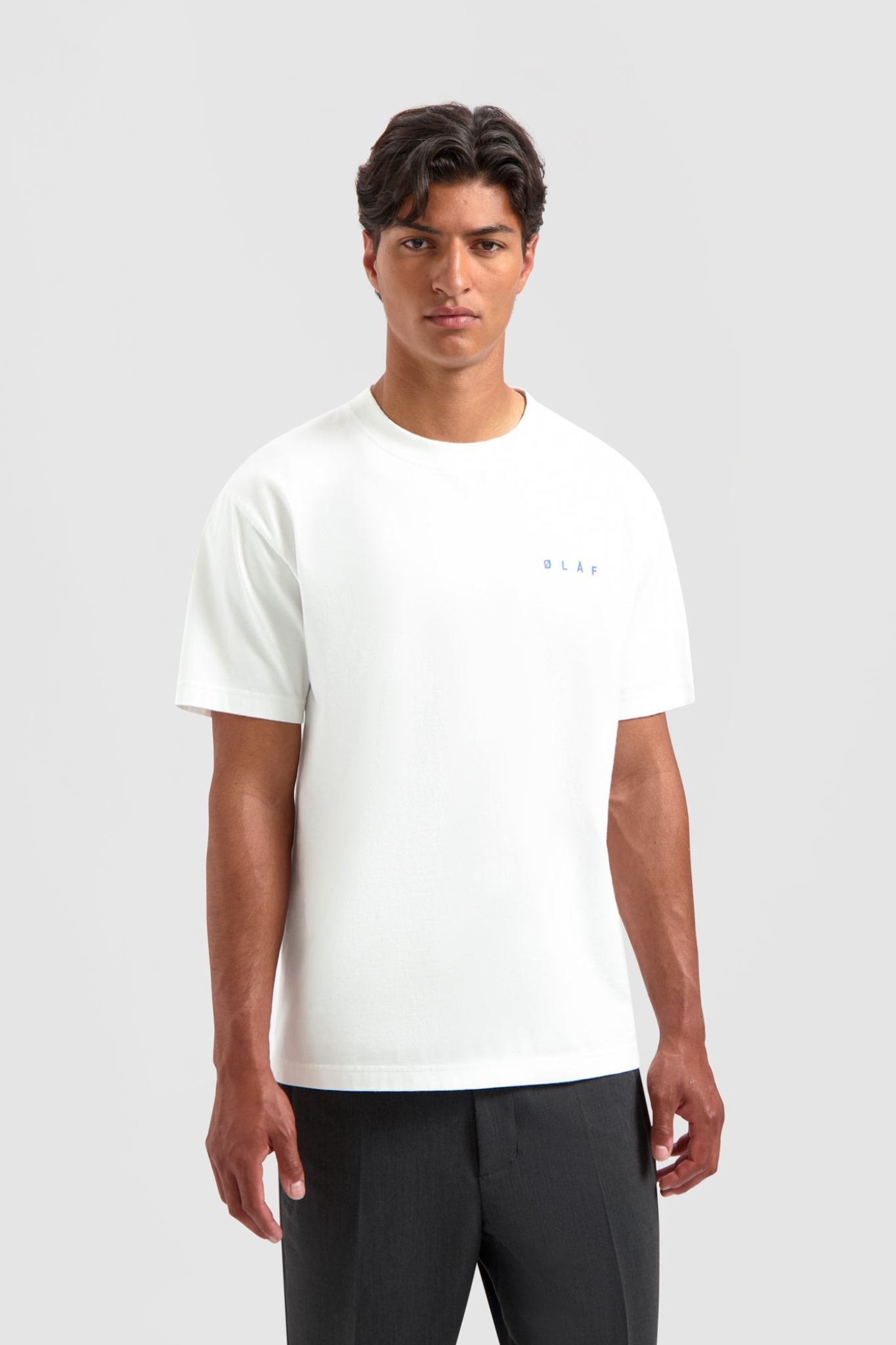 SCRIBBLE FACE T-SHIRT - OPTICAL WHITE